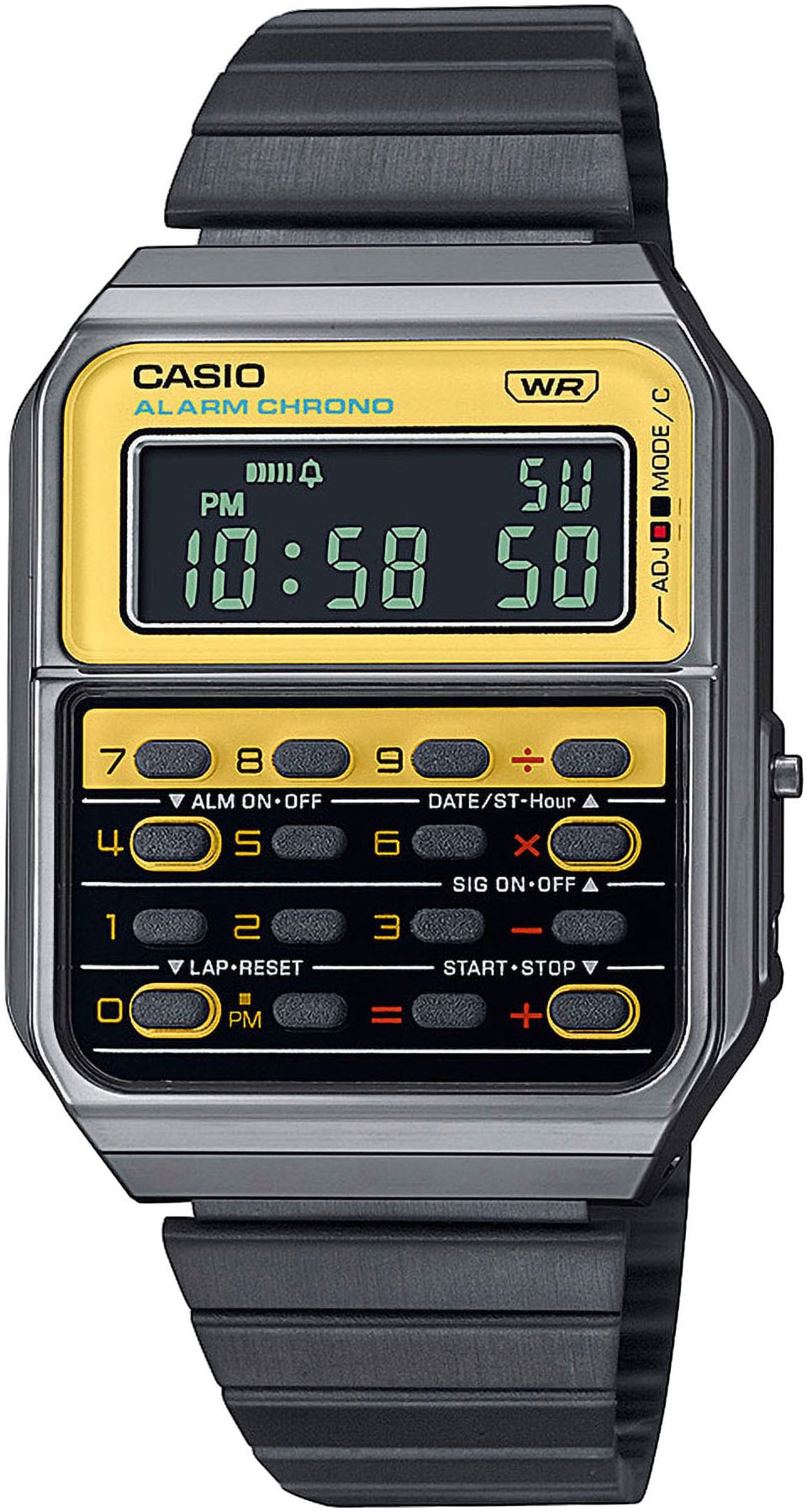 CASIO VINTAGE Chronograph, Quarzuhr, Armbanduhr, Damen, Herren, retro, Taschenrechner, digital
