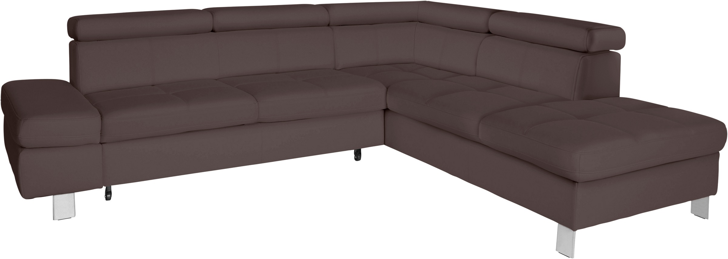 exxpo - sofa fashion Ecksofa "Fiji, L-Form", mit Kopf- bzw. Rückenverstellu günstig online kaufen