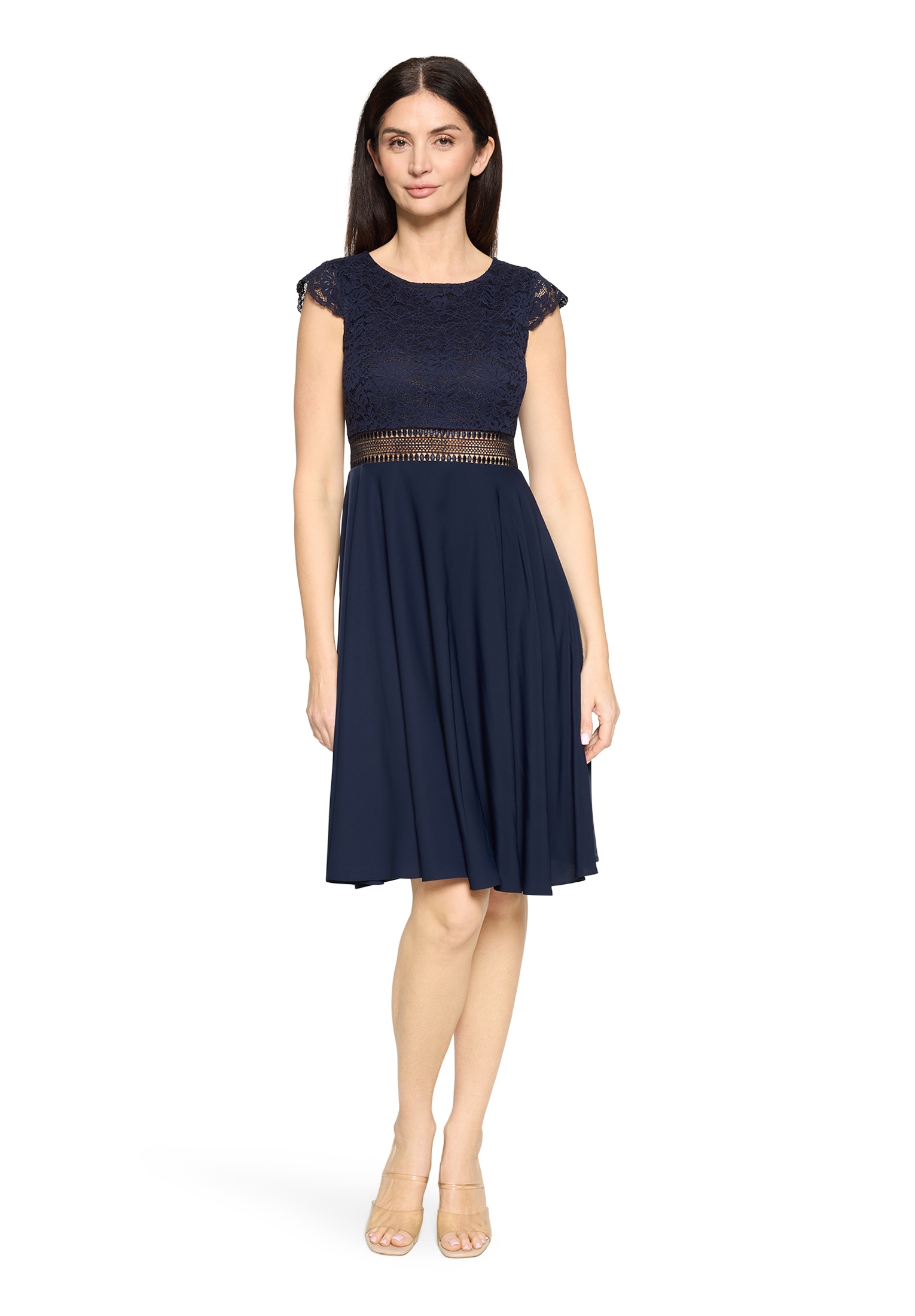 Vera Mont Abendkleid "Damen mit Spitze" Nahttasche Spitze günstig online kaufen