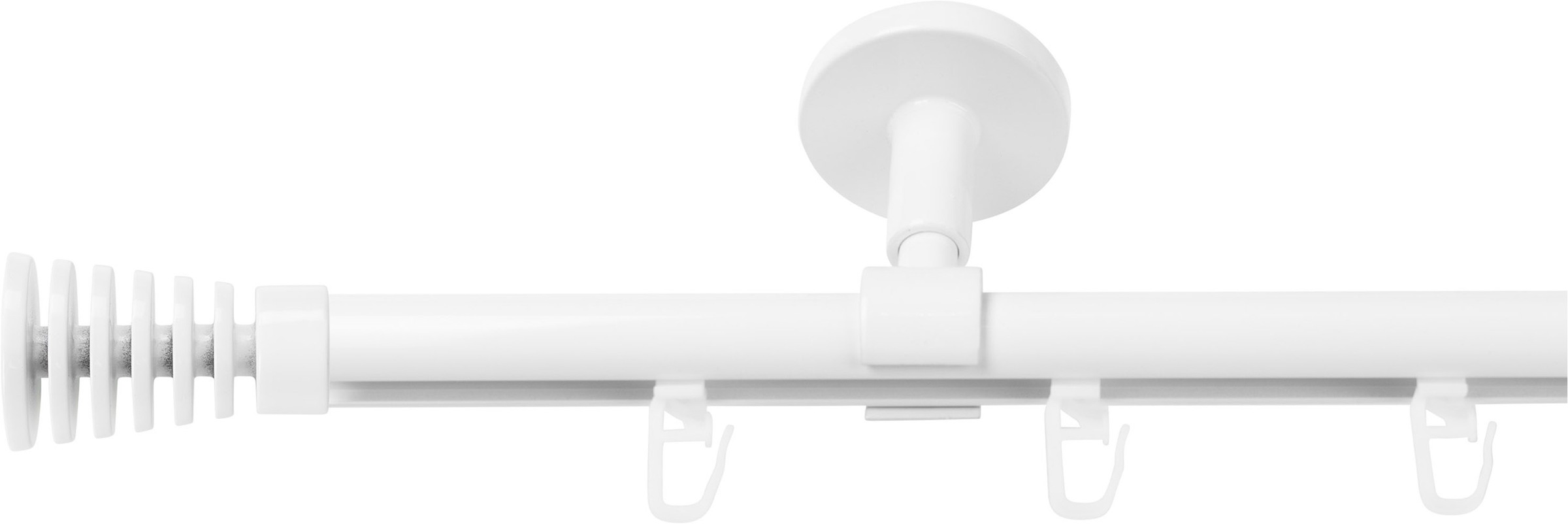 SN DECO GROUP Gardinenstange "Gardinenstange Innenlauf Gap Ø 19 mm, 1-läufig, Fixmaß, verschraubt" Ø 19 mm Fixmaß;kürzbar