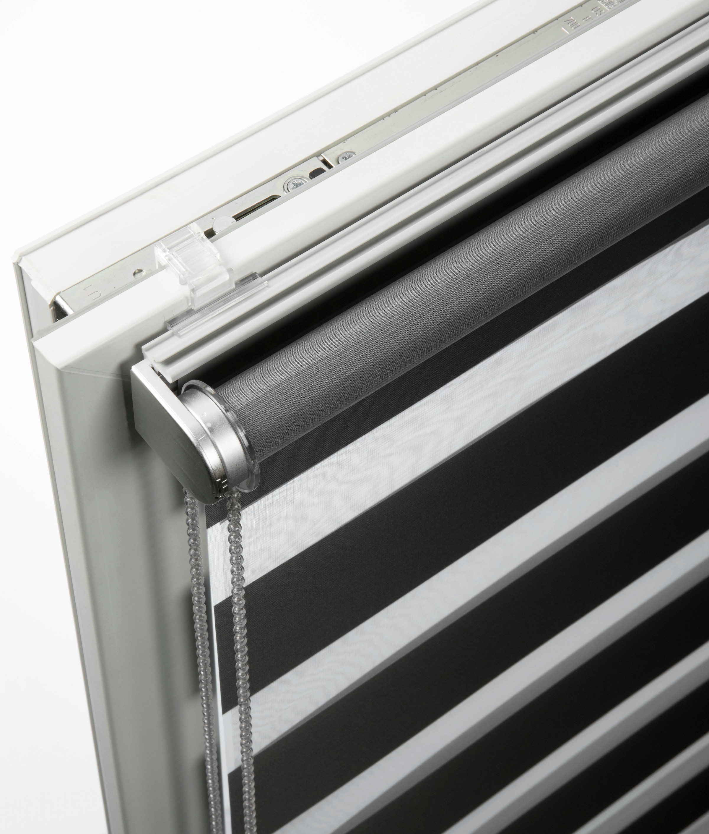 SCHÖNER WOHNEN-Kollektion Doppelrollo »Tilda« transparent Sichtschutz mit Bohren/ohne Bohren freihängend geklemmt, silberne oder weiße Rollo-Technik