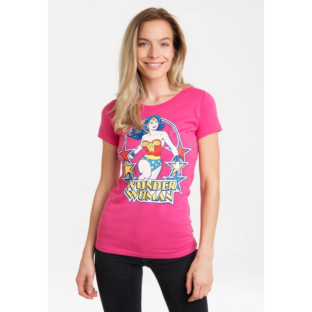 LOGOSHIRT T-Shirt »Print DC Comics Wonder Woman Stars«