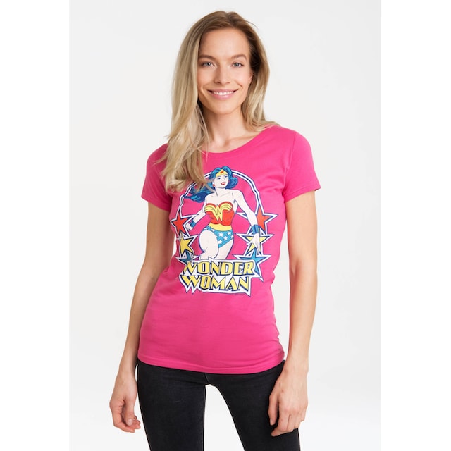 | DC Woman lizenziertem Print Wonder kaufen LOGOSHIRT für mit Comics BAUR T-Shirt »Print Stars«,