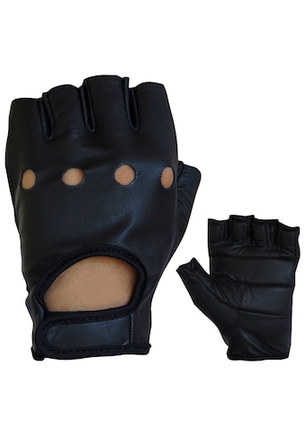 PROANTI Motorradhandschuhe fingerlose Chopper-...