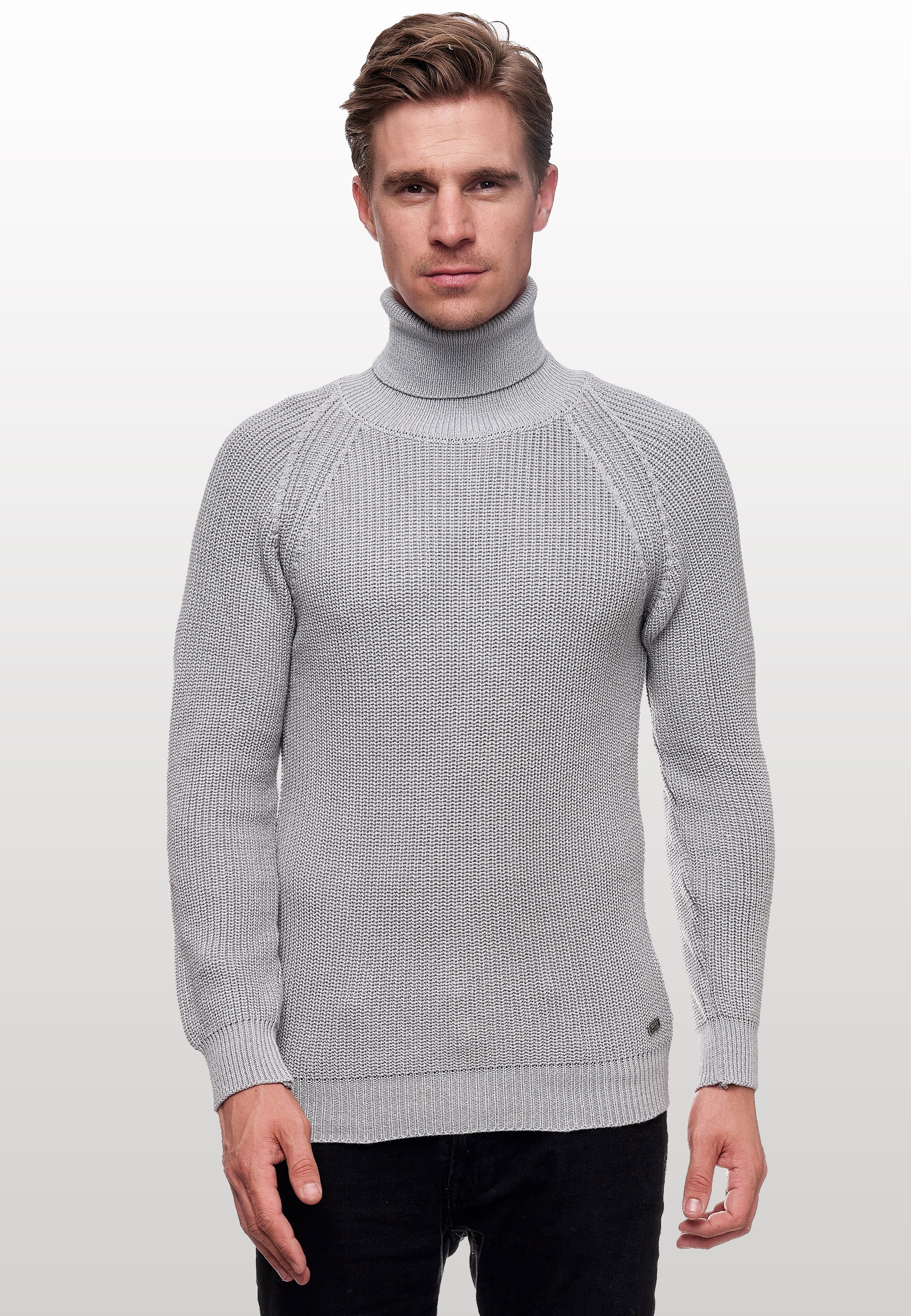 Rusty Neal Rollkragenpullover mit kuscheligem Rollkragen günstig online kaufen