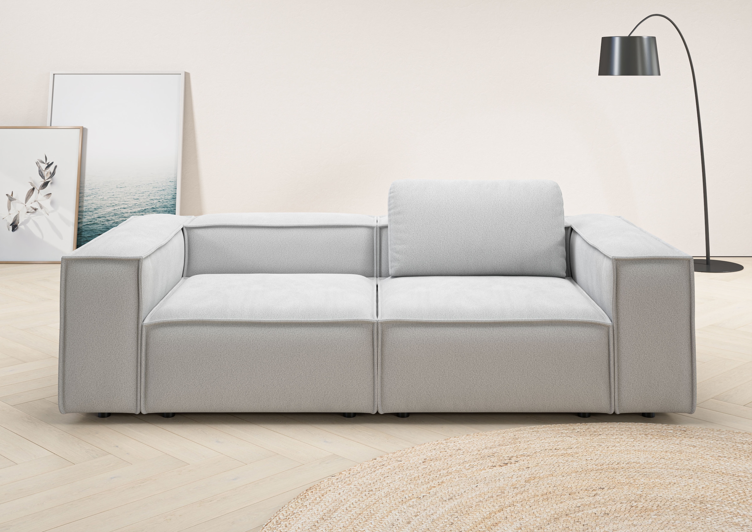 Places of Style 2-Sitzer "Watertown, modernes Sofa 246 cm breit, auch in Fe günstig online kaufen