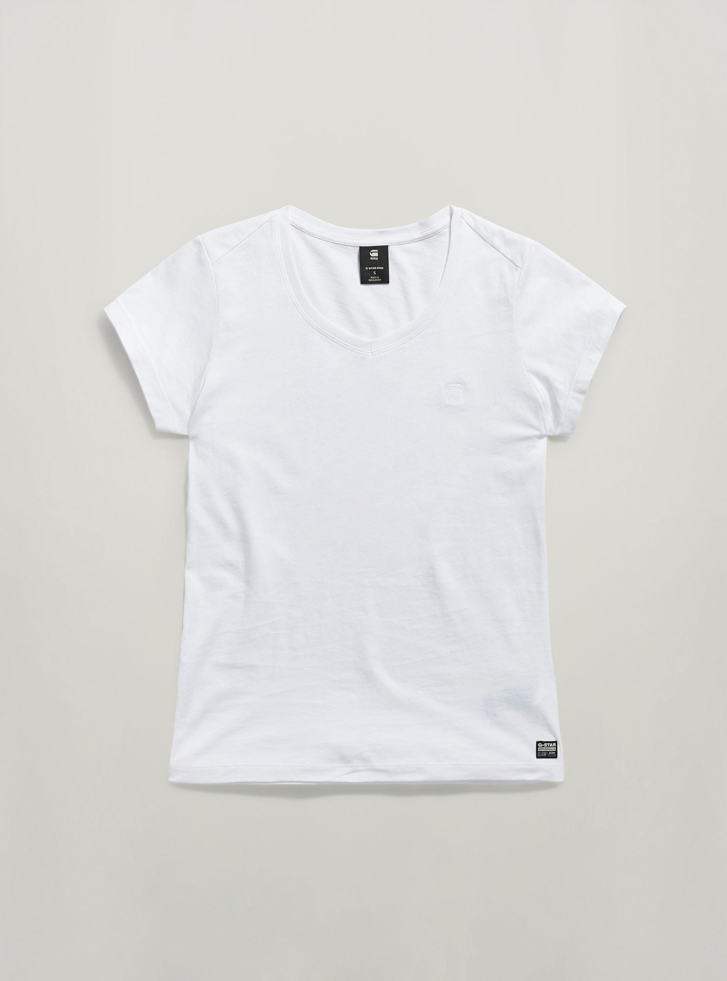 G-STAR T-Shirt "Eyben Slim V-Neck Top 2.0" günstig online kaufen