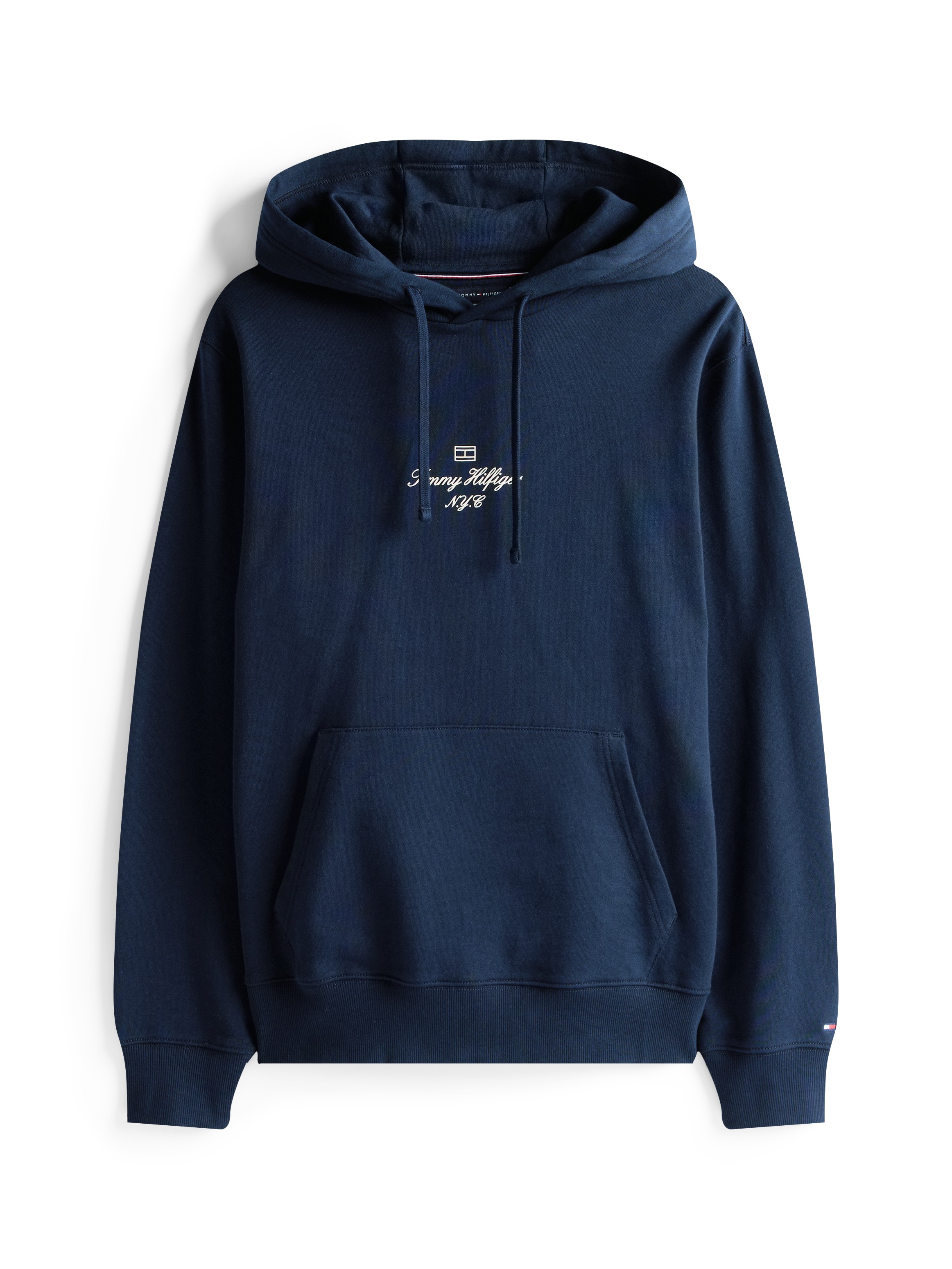 Tommy Hilfiger Hoodie »OUTLINE FLAG SCRIPT HOODIE«, mit kontrastfarbener Stickerei