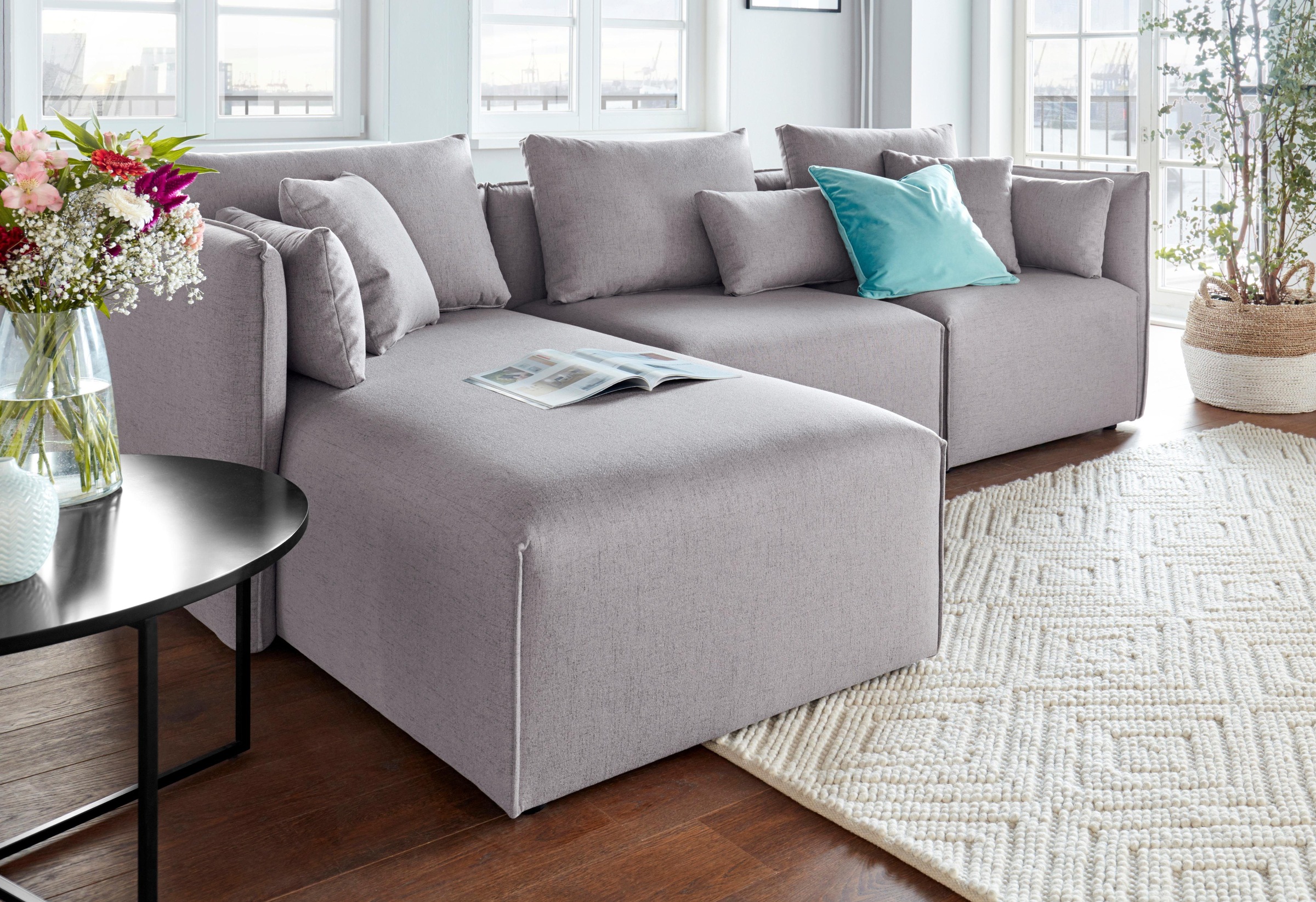 OTTO home Ecksofa "Nöre L-Form" 3 Teile, in vielen Bezugsqualitäten und Far günstig online kaufen