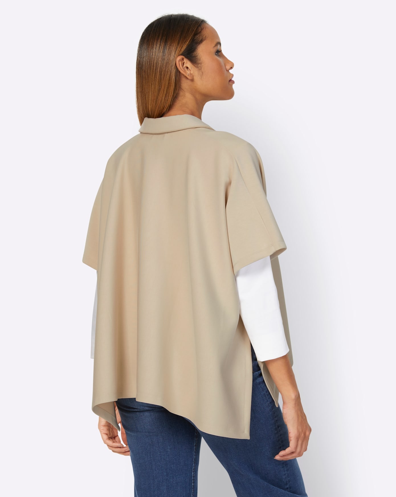creation L Shirtjacke »Shirt-Poncho«, (1 tlg.) für kaufen | BAUR
