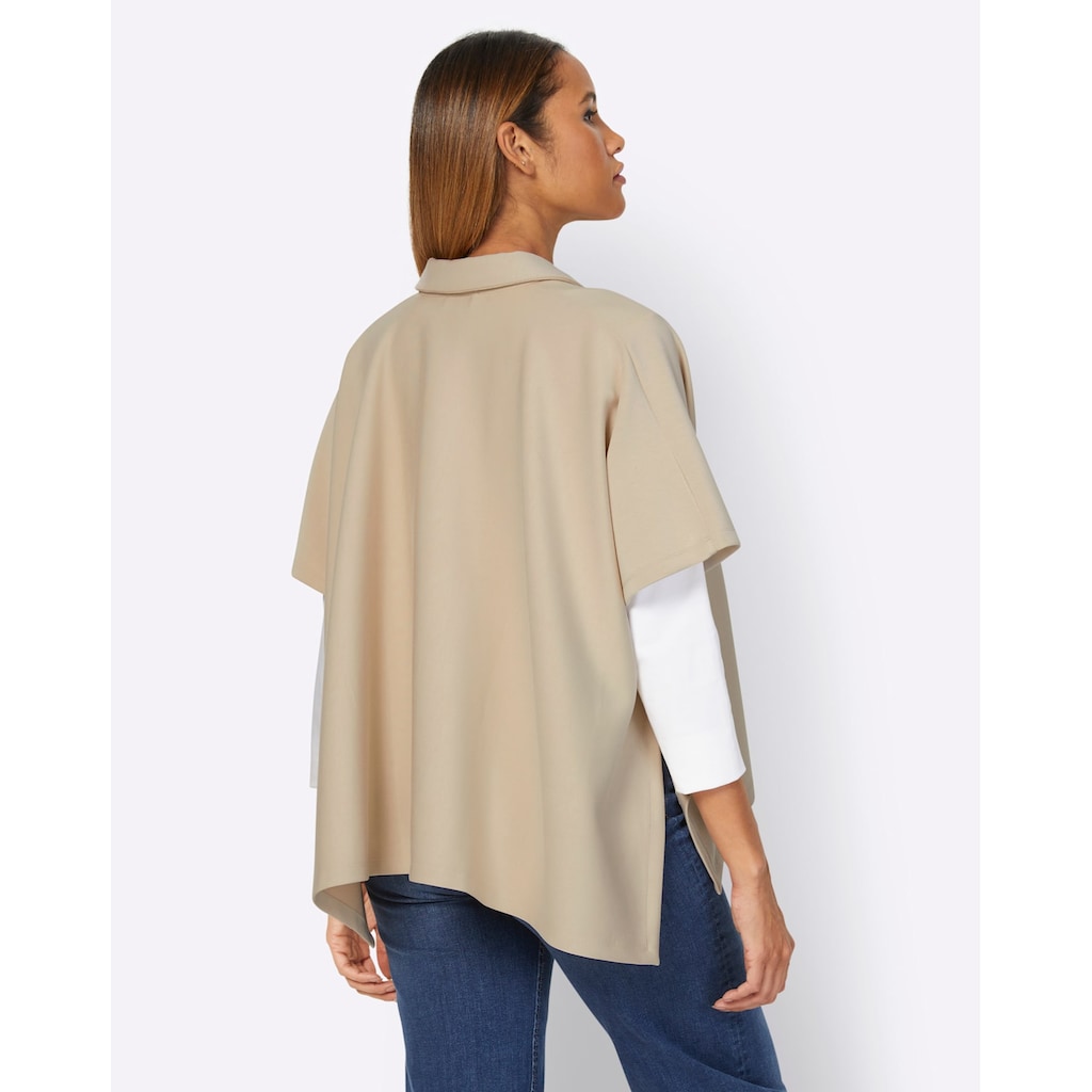 creation L Shirtjacke »Shirt-Poncho«, (1 tlg.)