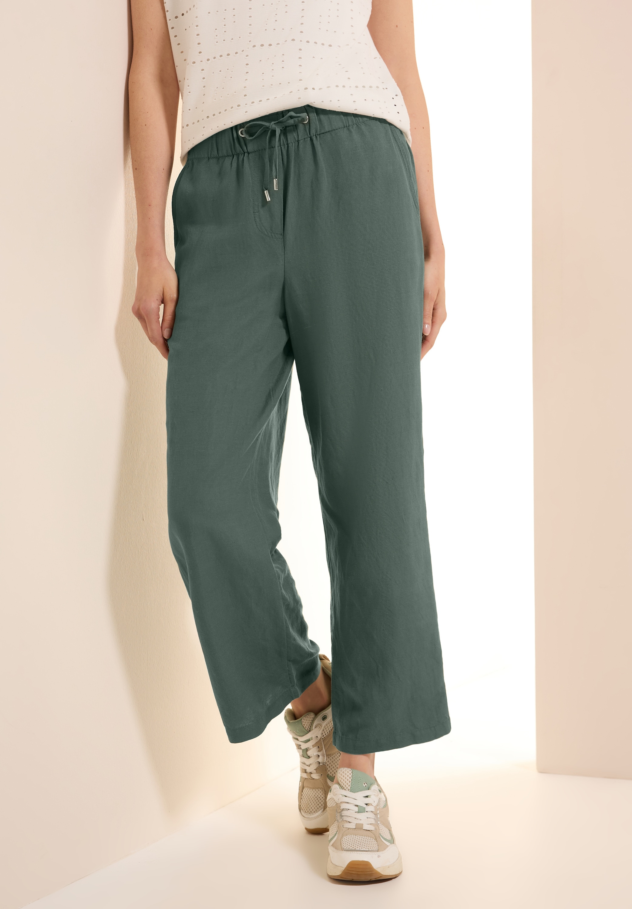 Cecil Leinenhose "Style Neele", mit Kordelzug und aus einem Leinenmix günstig online kaufen