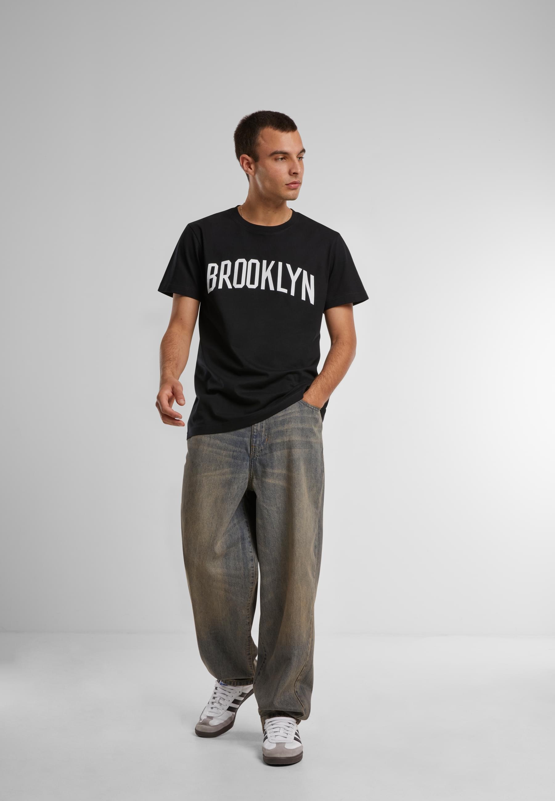 MisterTee T-Shirt »MisterTee Herren Brooklyn Tee«, (1 tlg.)