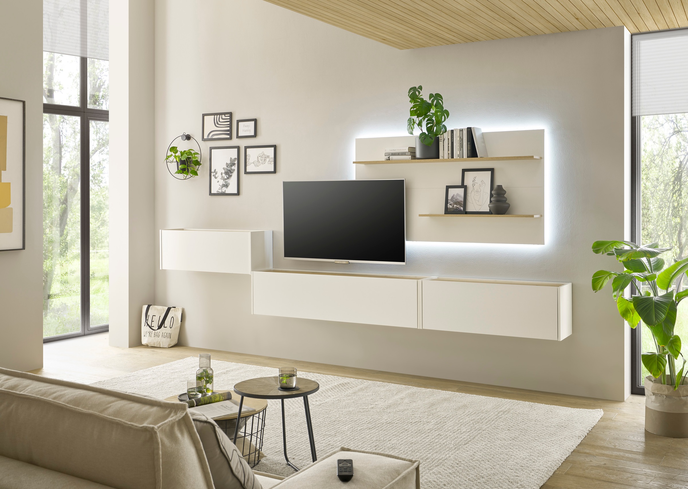 INOSIGN Büromöbel-Set »CiTY/GiRON«, (Set, 4 tlg.), Home Office