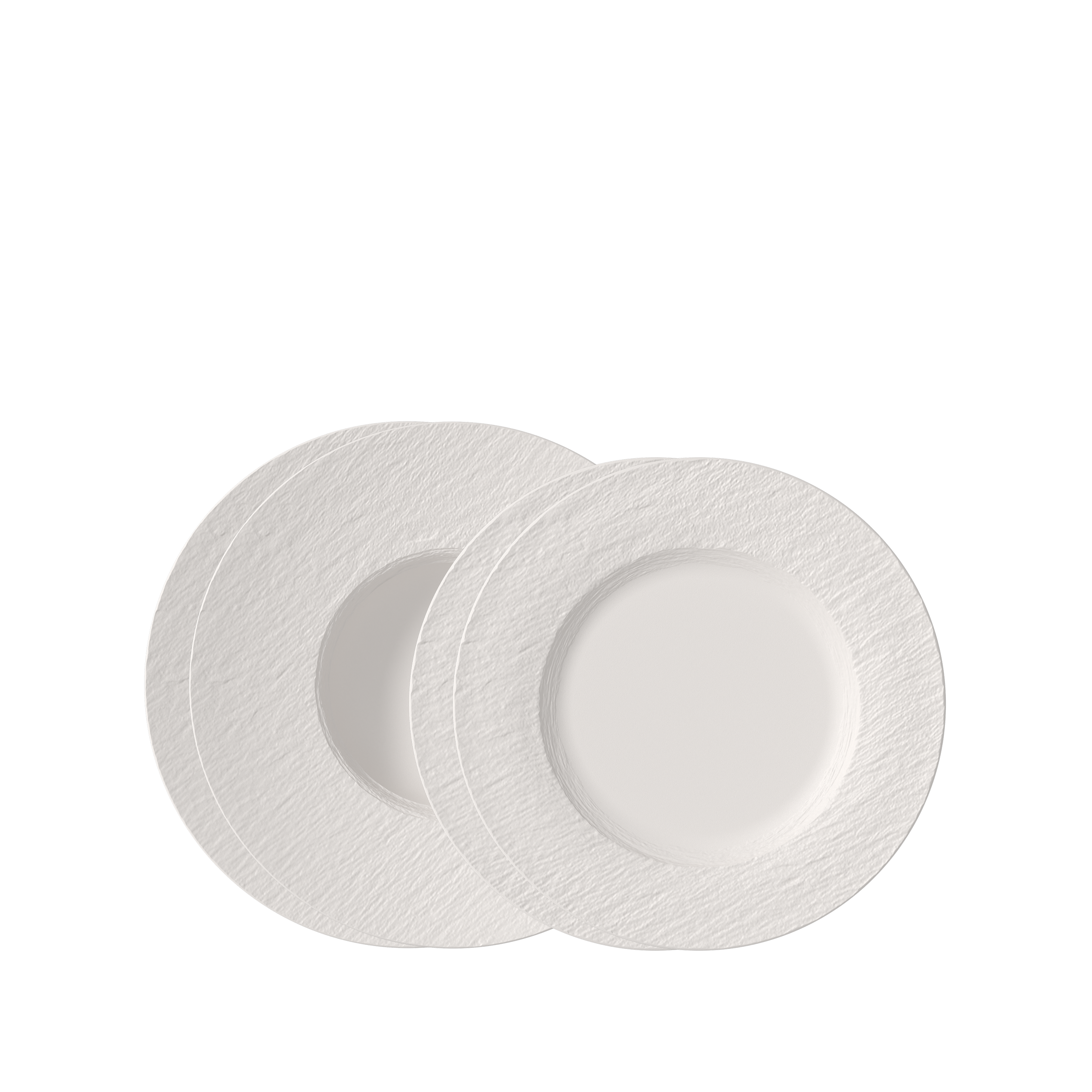 Villeroy & Boch Geschirr-Set "Manufacture Rock Tafelset" Premium Porzellan
