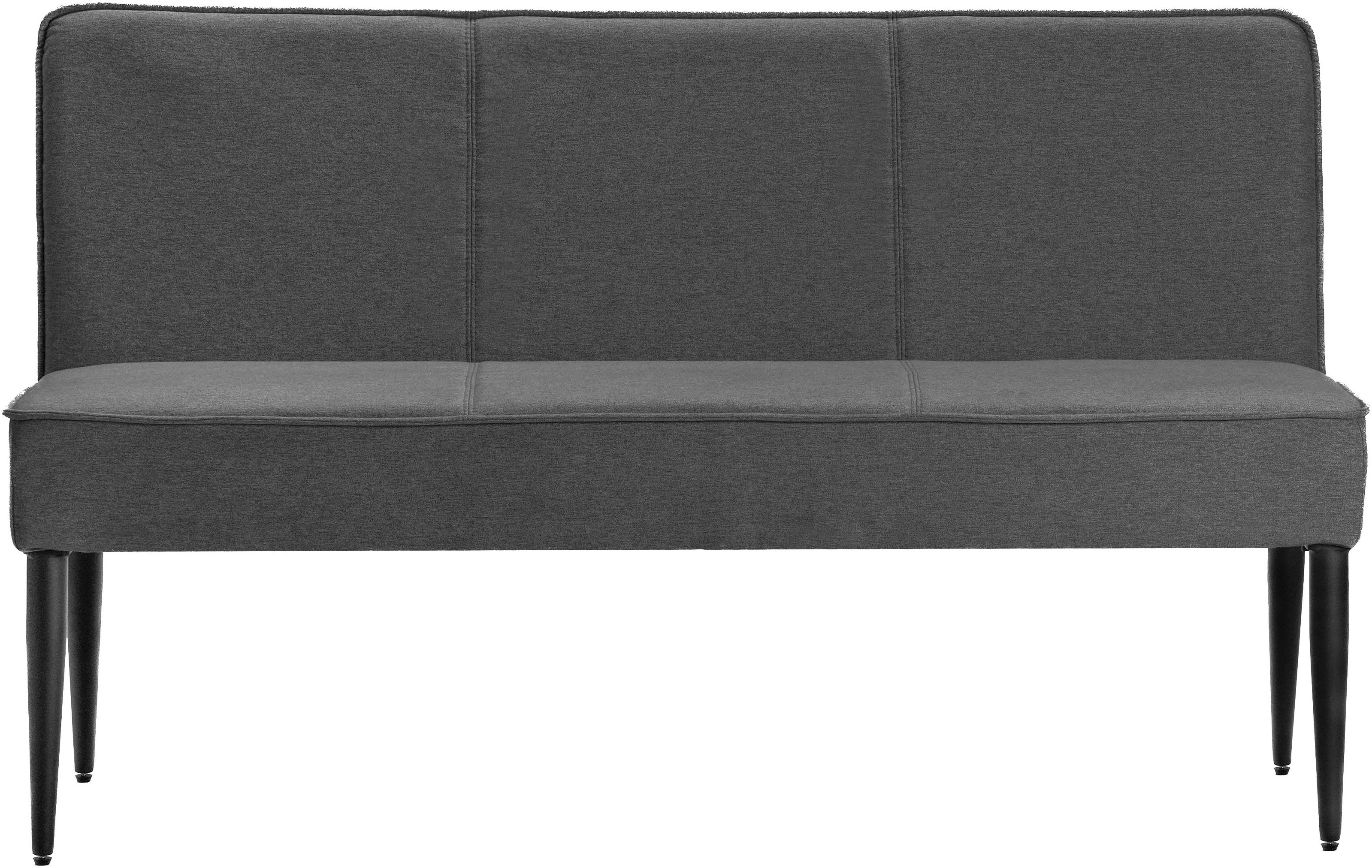 Thumbnail - OTTO home Polsterbank "Lenzrose," Esszimmerbank, Bank, mit Taschenfederkern, schwarzes Metallgestell, Breite 142 cm