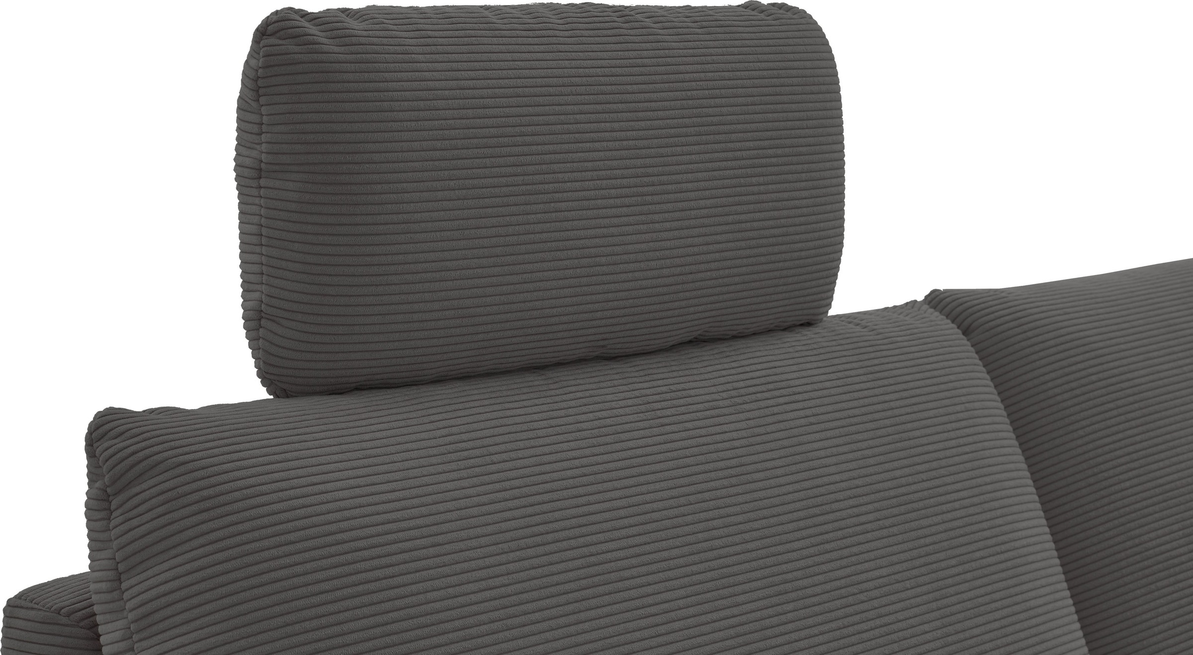 Places of Style Ecksofa »Sarsina: mit Tonnentaschen-Federkern, perfekt zum Entspannen L-Form«, inklusive 1 motorischen Relaxfunktion mit Herz-Waage-Beschlag