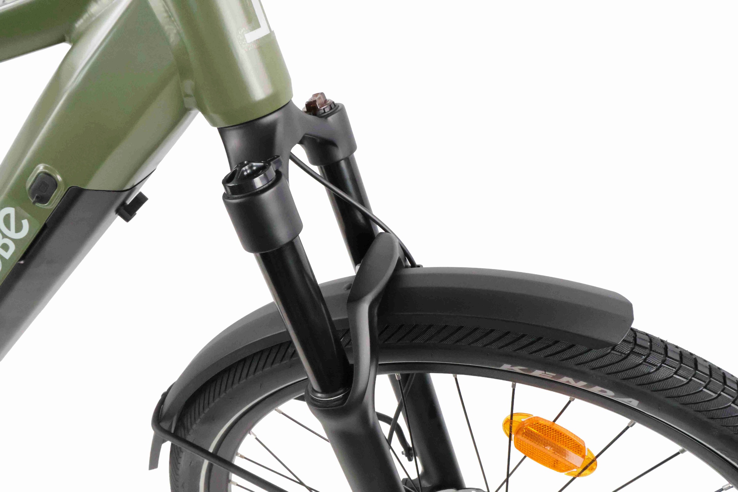 LLobe »CityVenture E-Bike 27,5" Vermont RM, grün« 2 Gang Nabenschaltung Heckmotor 250 W