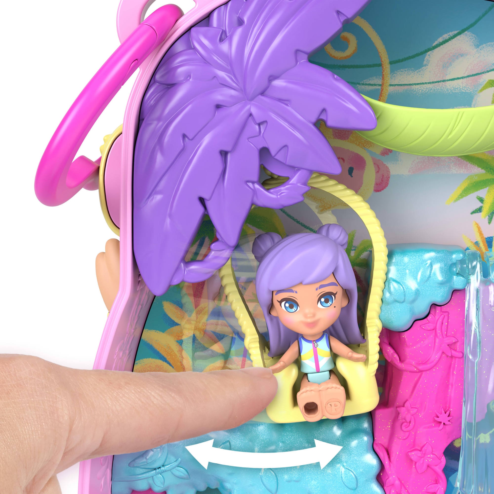 Polly Pocket Spielwelt »Ananas Äffchen Schatulle«