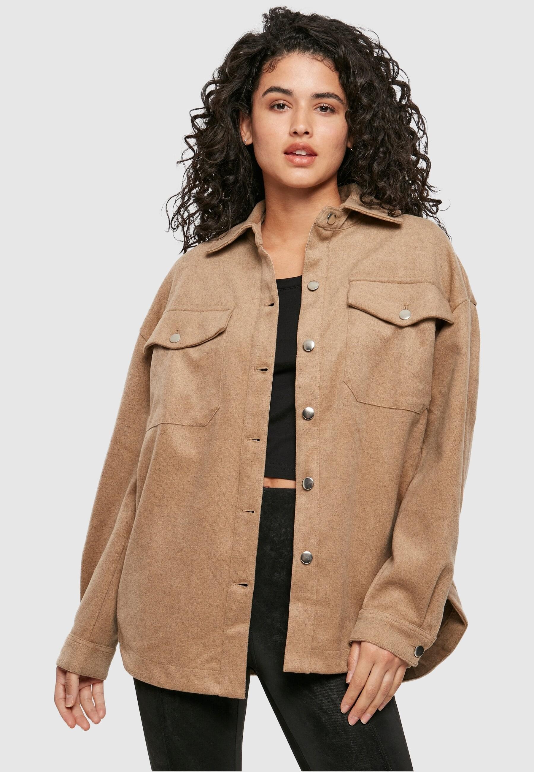 URBAN CLASSICS Hemdbluse »Urban Classics Damen Ladies Classic Overshirt«