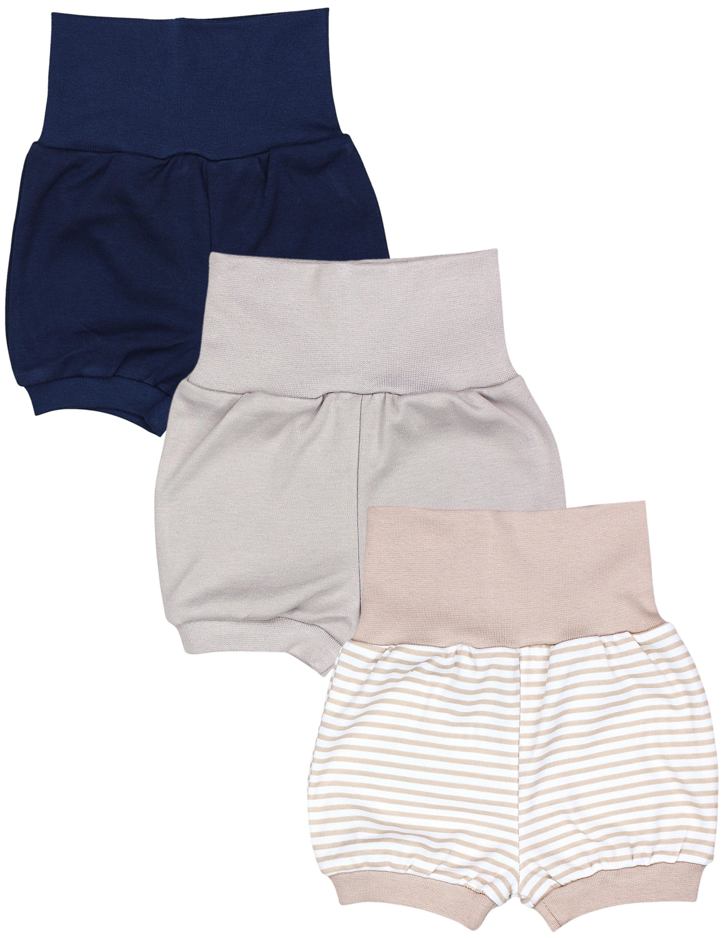 TupTam Pumphose "Pumphose Baby Mädchen Kurze Pumphose 3er Pack"