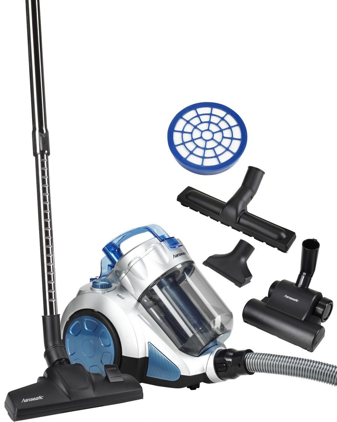 Hanseatic Bodenstaubsauger "VC-T4020ES-2" 650 W beutellos Zyklonentechnolog günstig online kaufen