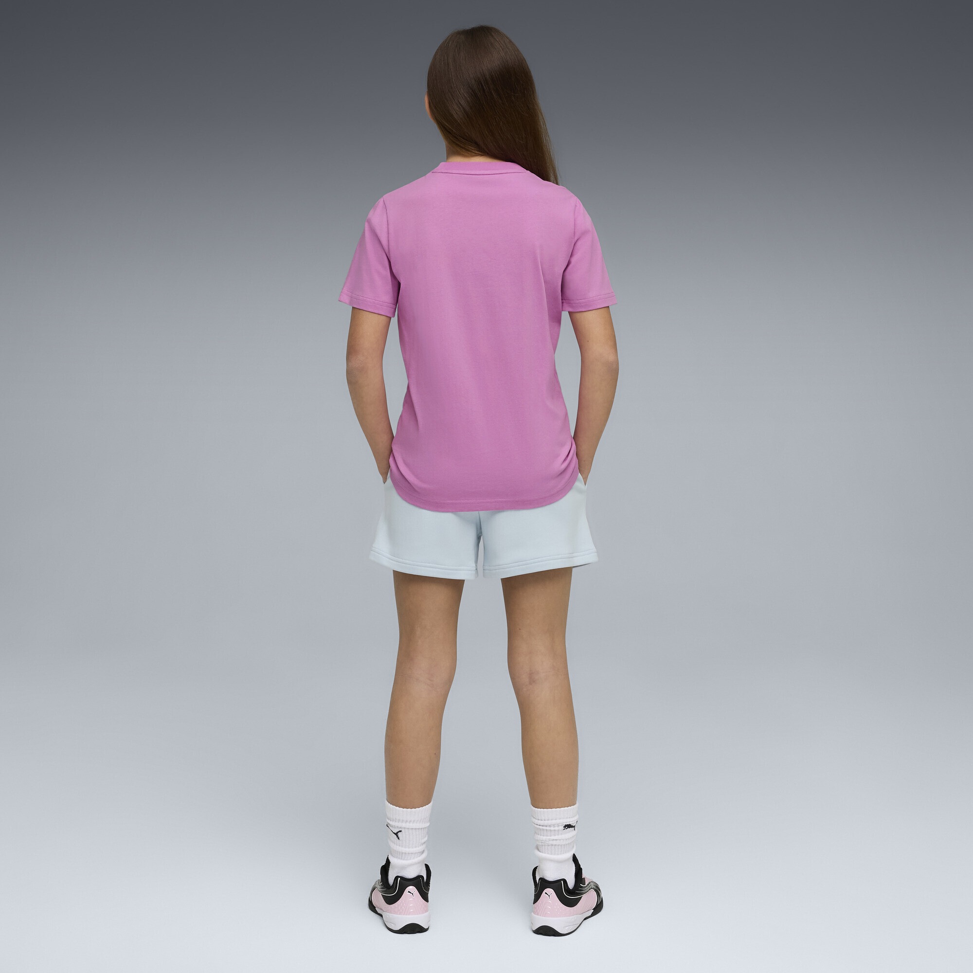 Thumbnail - PUMA "Essentials No.1 Logo T-Shirt und Shorts Set Mädchen"