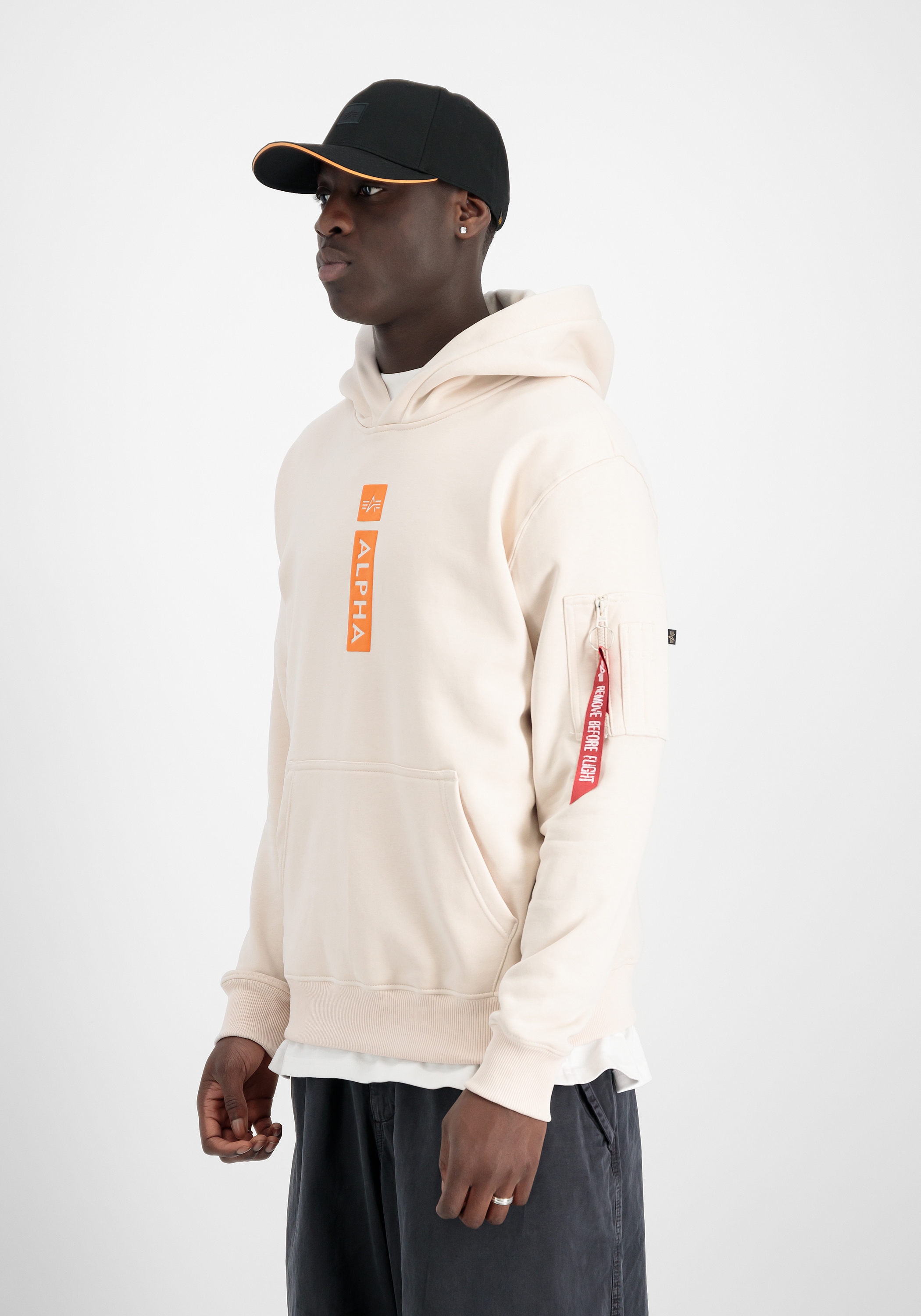 Alpha Industries Hoodie "Alpha Puff Print Hoodie" günstig online kaufen