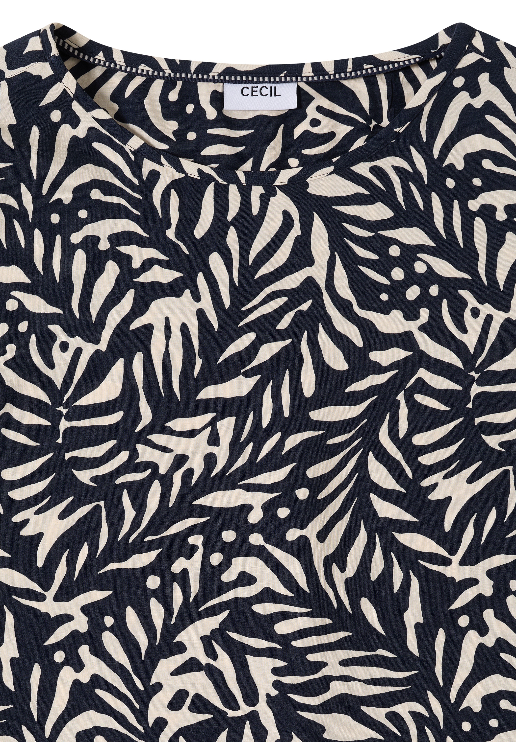 Cecil Langarmbluse mit grafischem Muster