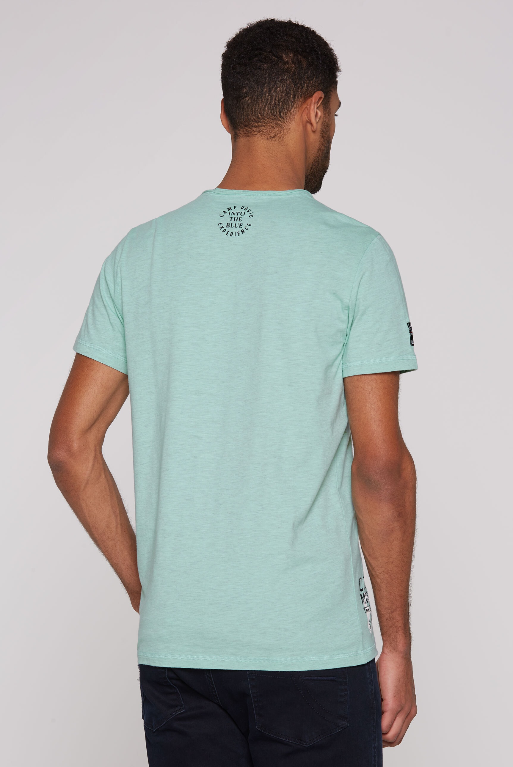 CAMP DAVID Rundhalsshirt, mit Baumwolle