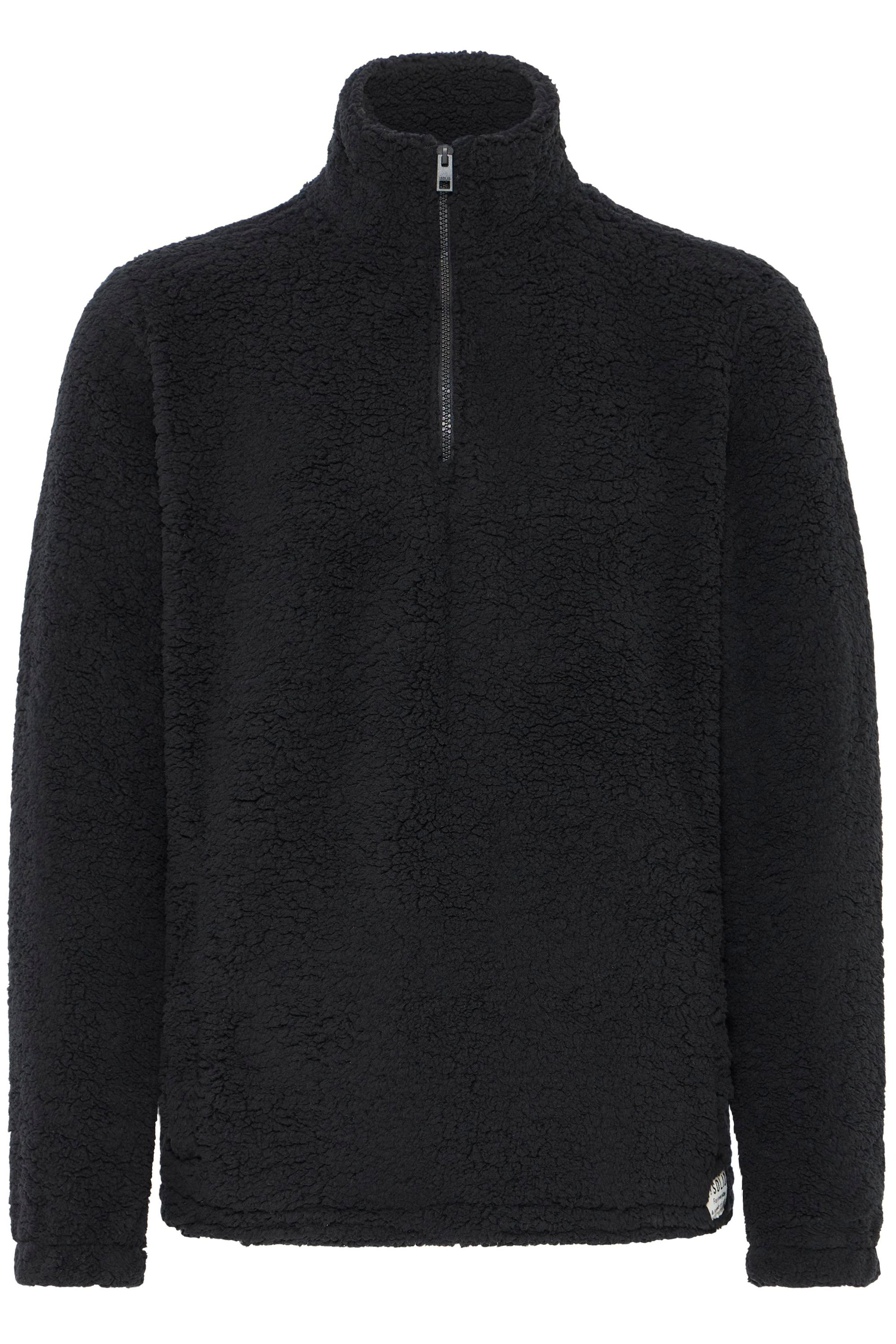 SOLID Herren Troyer "Troyer SDPETO"true schwarz, Gr. XXL, Obermaterial: 100% Polyester PES., Pullover