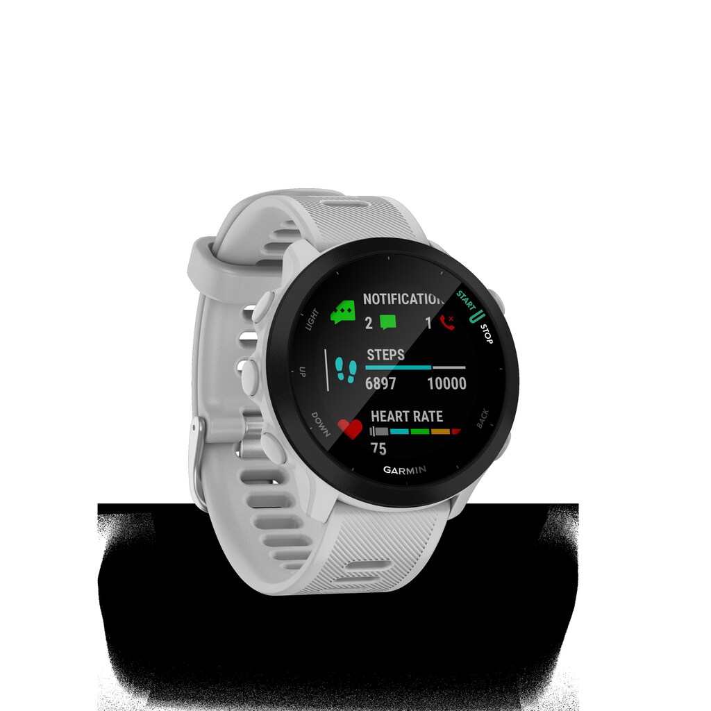 Garmin Smartwatch »FORERUNNER 55 Multisport-«, (Garmin GPS-Laufuhr)