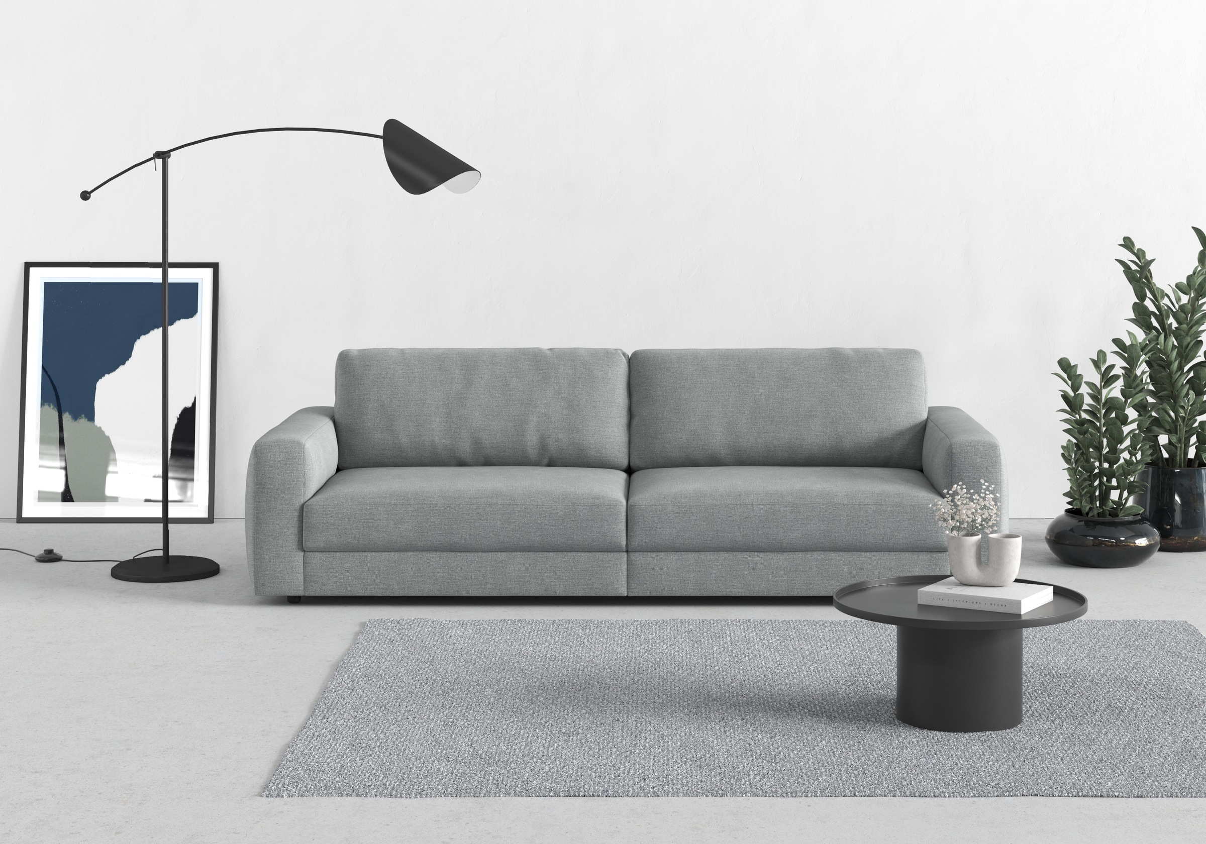 TRENDMANUFAKTUR Big-Sofa "Bourbon" extra tiefe Sitzfläche, wahlweise mit Si günstig online kaufen