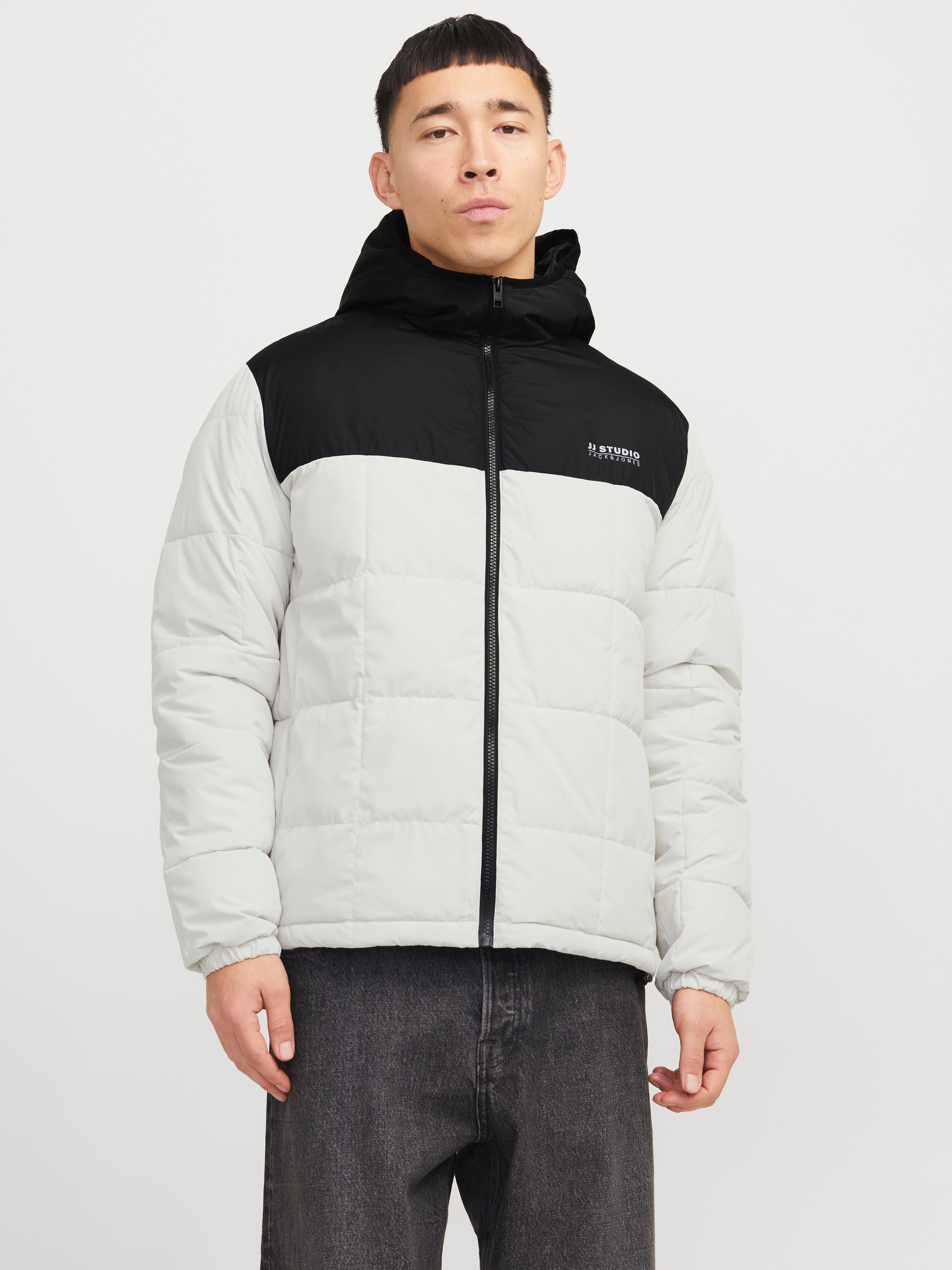 Jack & Jones Steppjacke "JJBEN SQUARE HOOD JACKET", mit Kapuze günstig online kaufen