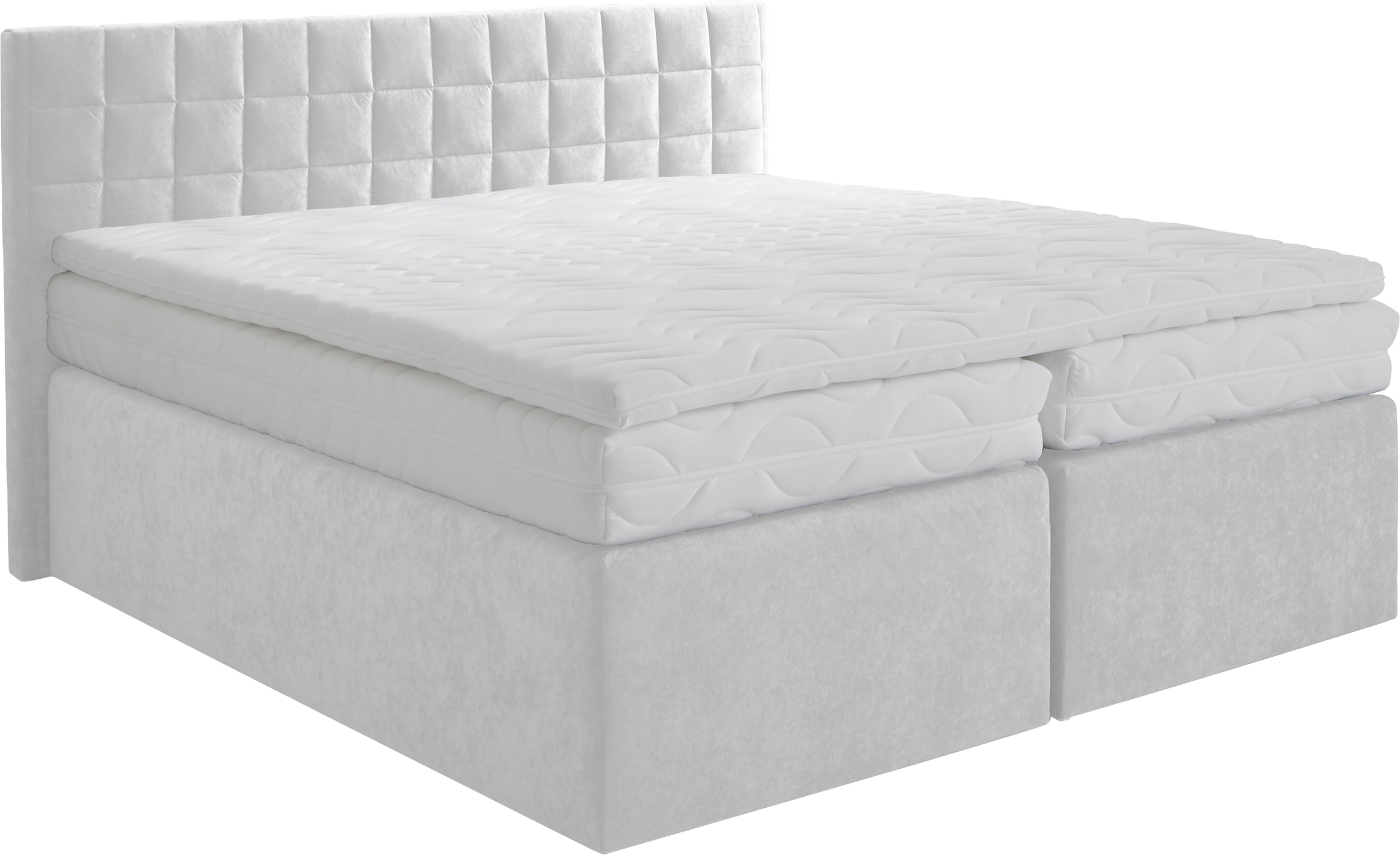 Westfalia Schlafkomfort Boxspringbett mit schöner Kopfteilversteppung günstig online kaufen