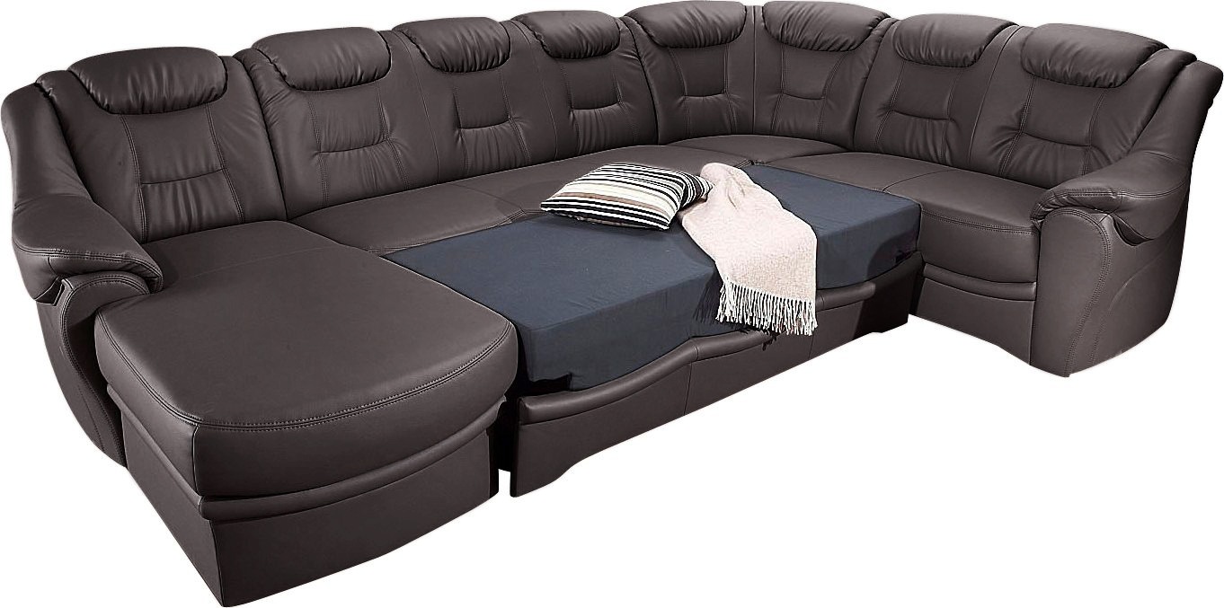 sit&more Wohnlandschaft "Bellevue U-Form", wahlweise mit Bettfunktion günstig online kaufen