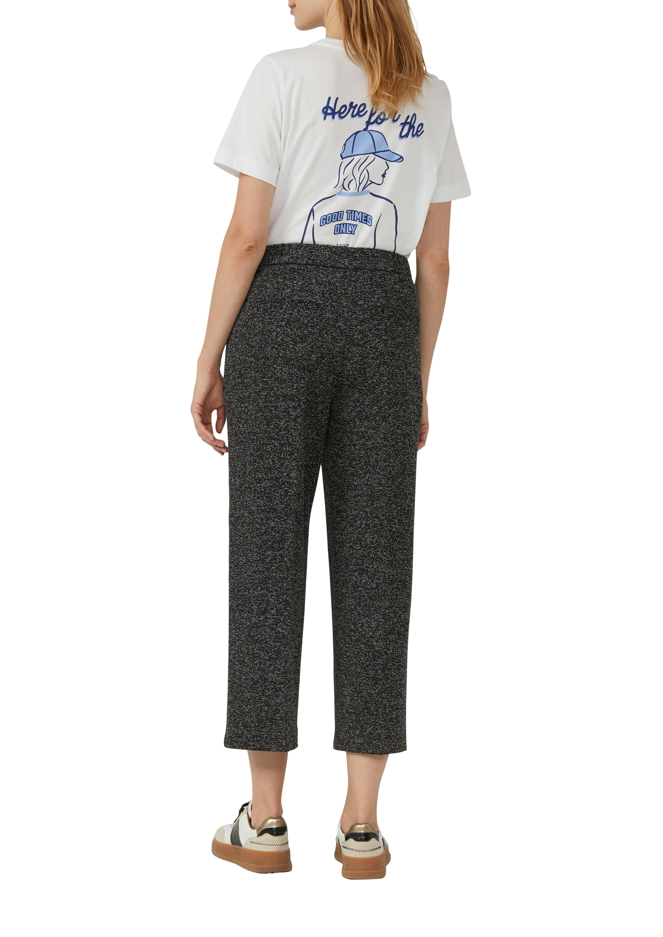 s.Oliver 7/8-Hose, in melierter Optik