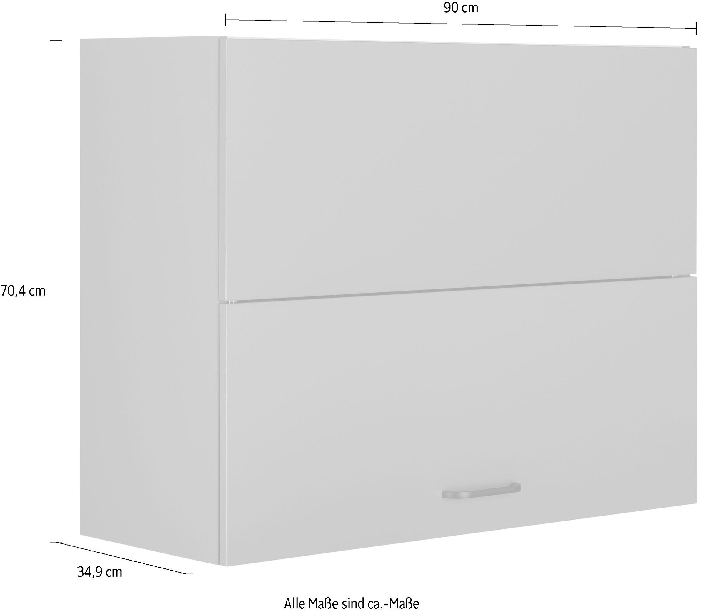 OPTIFIT Faltlifthängeschrank »Elga«, mit Soft-Close-Funktion und Metallgriffe, Breite 90 cm