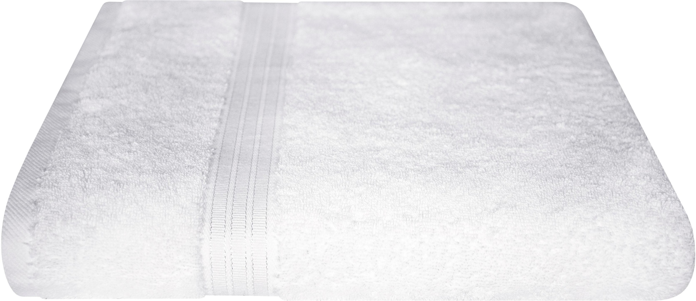 Badetuch DYCKHOFF, B:100cm L:150cm, weiß, Walkfrottier, Obermaterial: 100% Baumwolle, Handtücher, "Siena", in tollen Unifarben