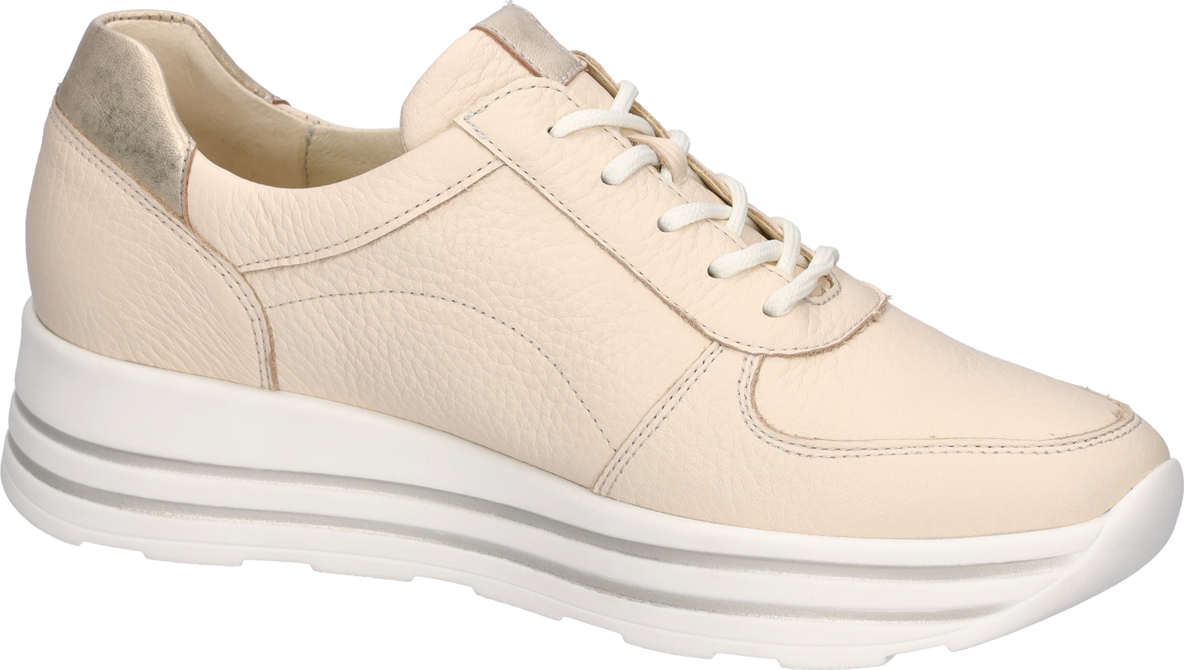 Waldläufer H-Lana Plateausneaker Hellbeige 40.5 5