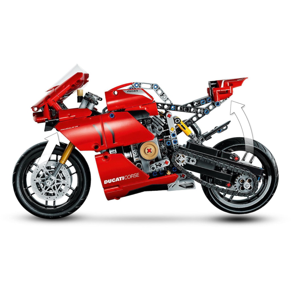 LEGO® Konstruktionsspielsteine »Ducati Panigale V4 R (42107), LEGO® Technic«, (646 St.), Made in Europe