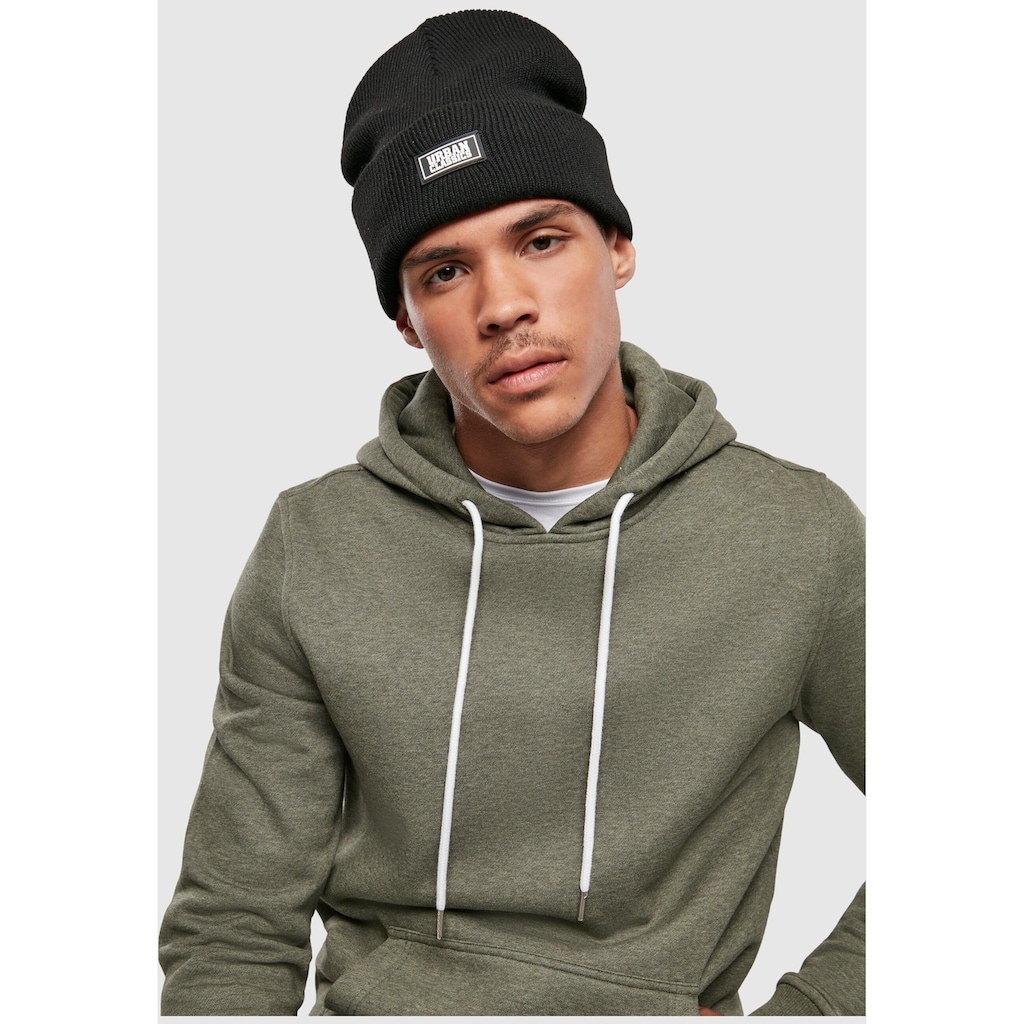 URBAN CLASSICS Beanie »Unisex Plain Stitch Recycled Yarn Beanie«, (1 St.)