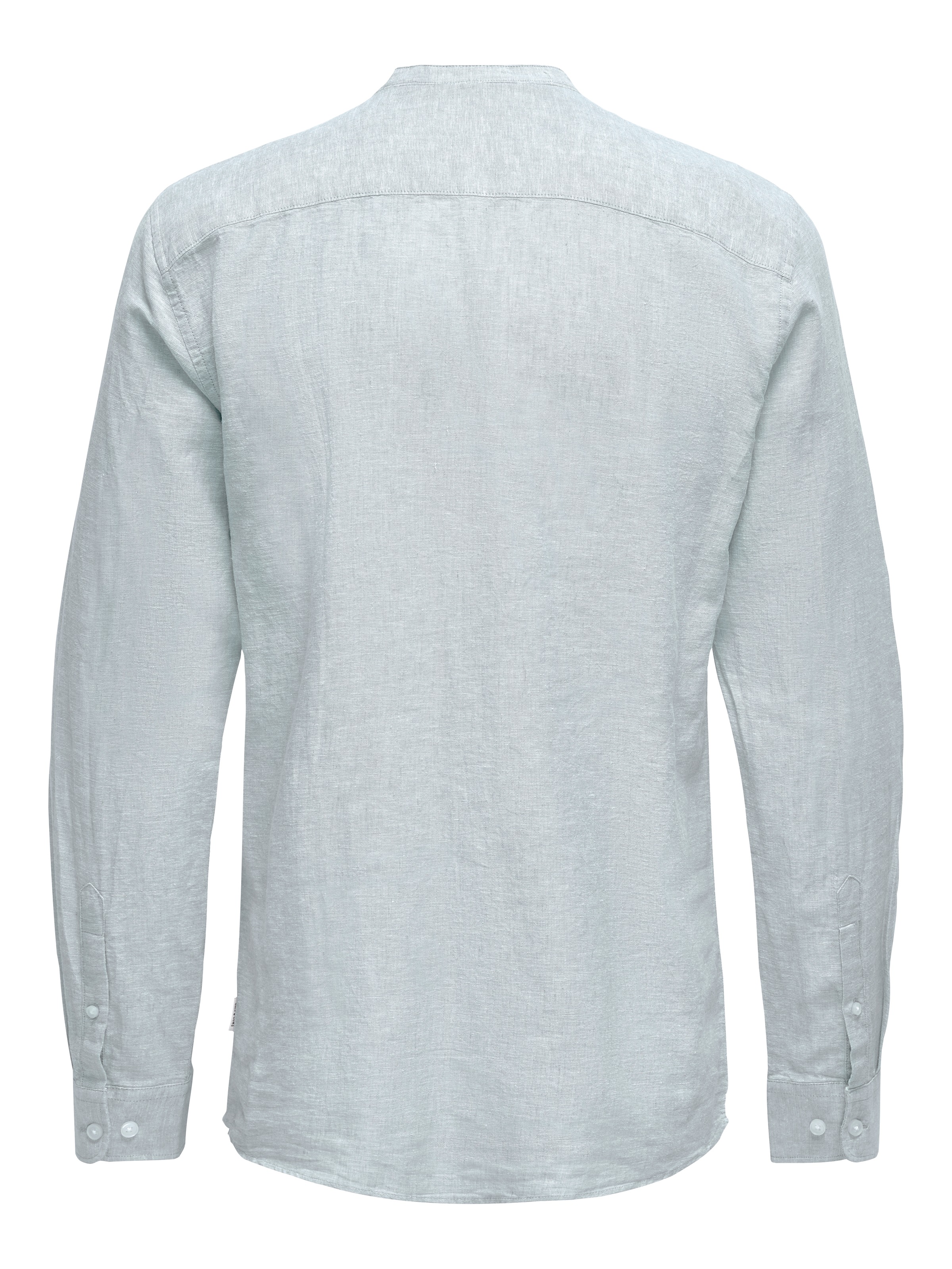 ONLY & SONS Langarmhemd »ONSCAIDEN LS SOLID LINEN MAO SHIRT NOOS«