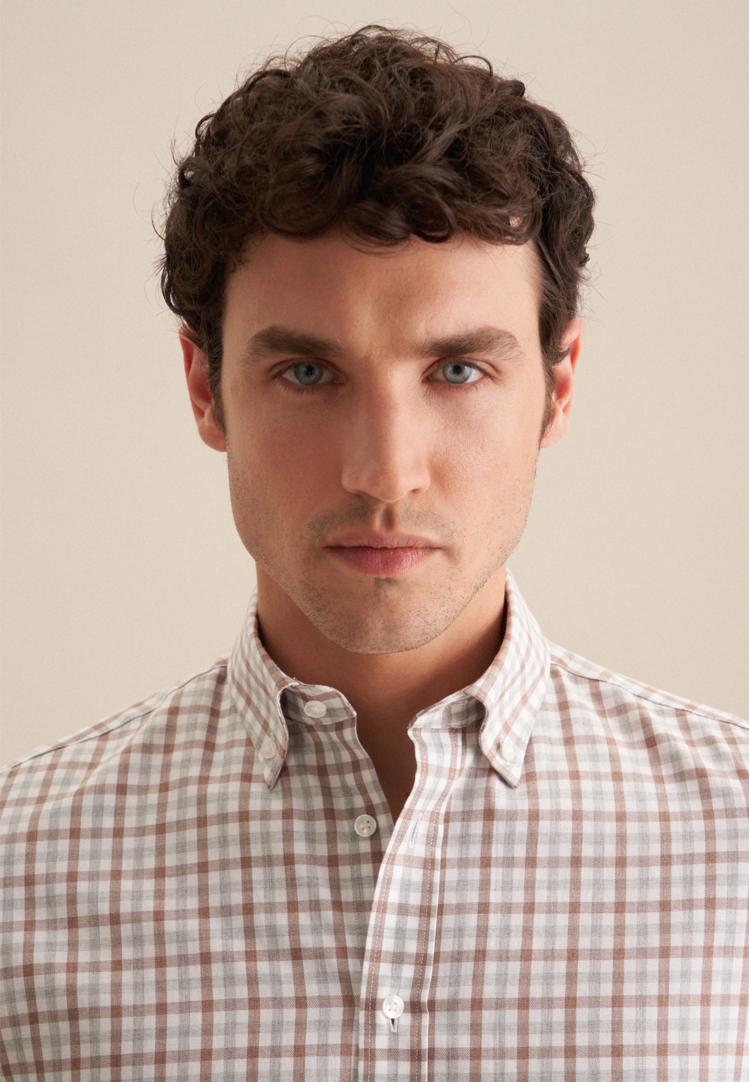 seidensticker Flanellhemd »Regular«, Regular Langarm Button-Down-Kragen Karo