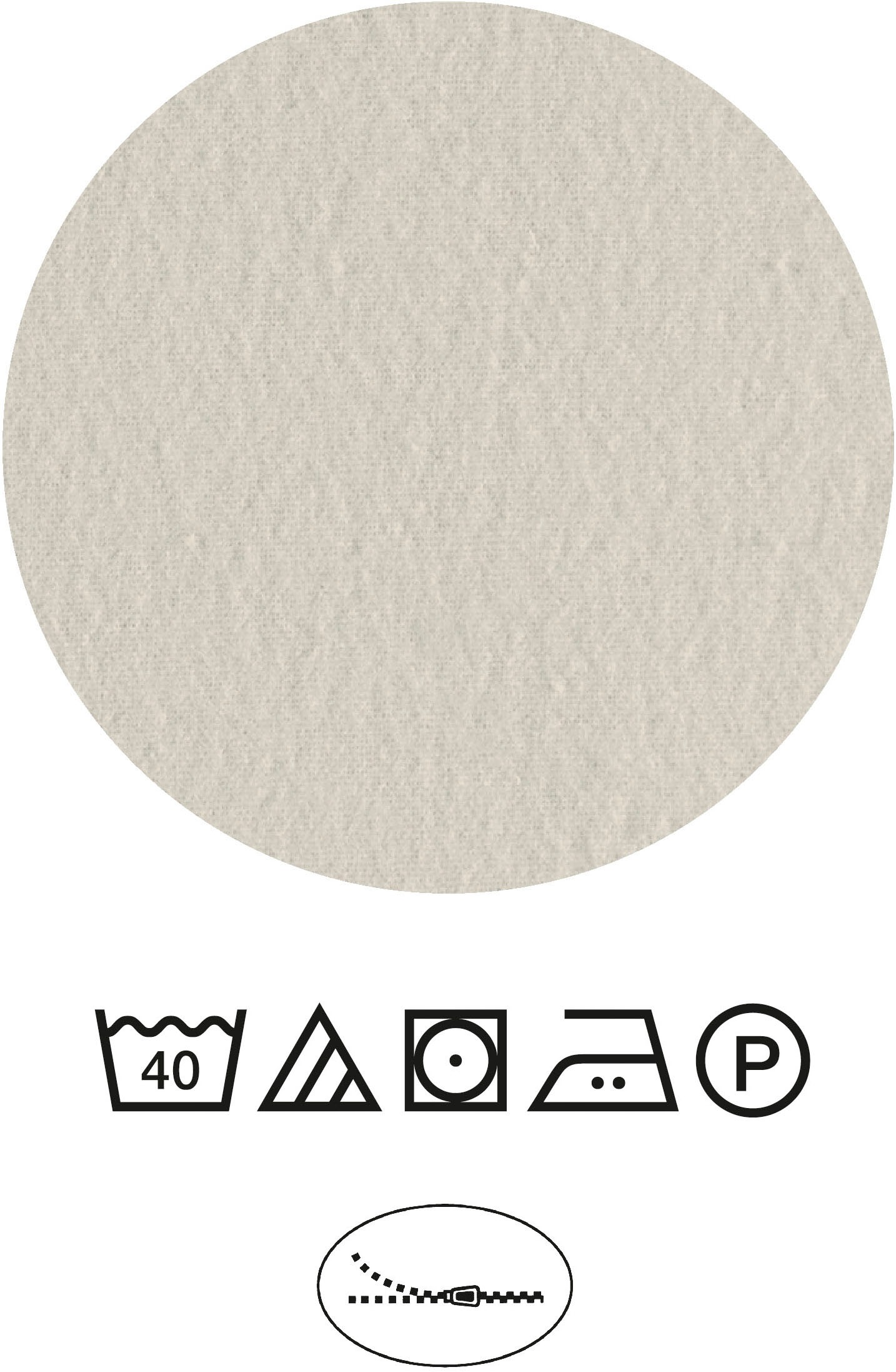 Castell - Markenbettwäsche Bettwäsche »0351106«, Poly-Cotton, wohlig warm, pflegeleicht, atmungsaktiv, Reißverschluss