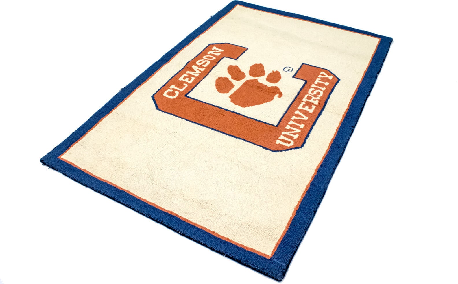 Wollteppich »Kinderteppich Teppich handgetuftet beige«, rechteckig, Spielteppich