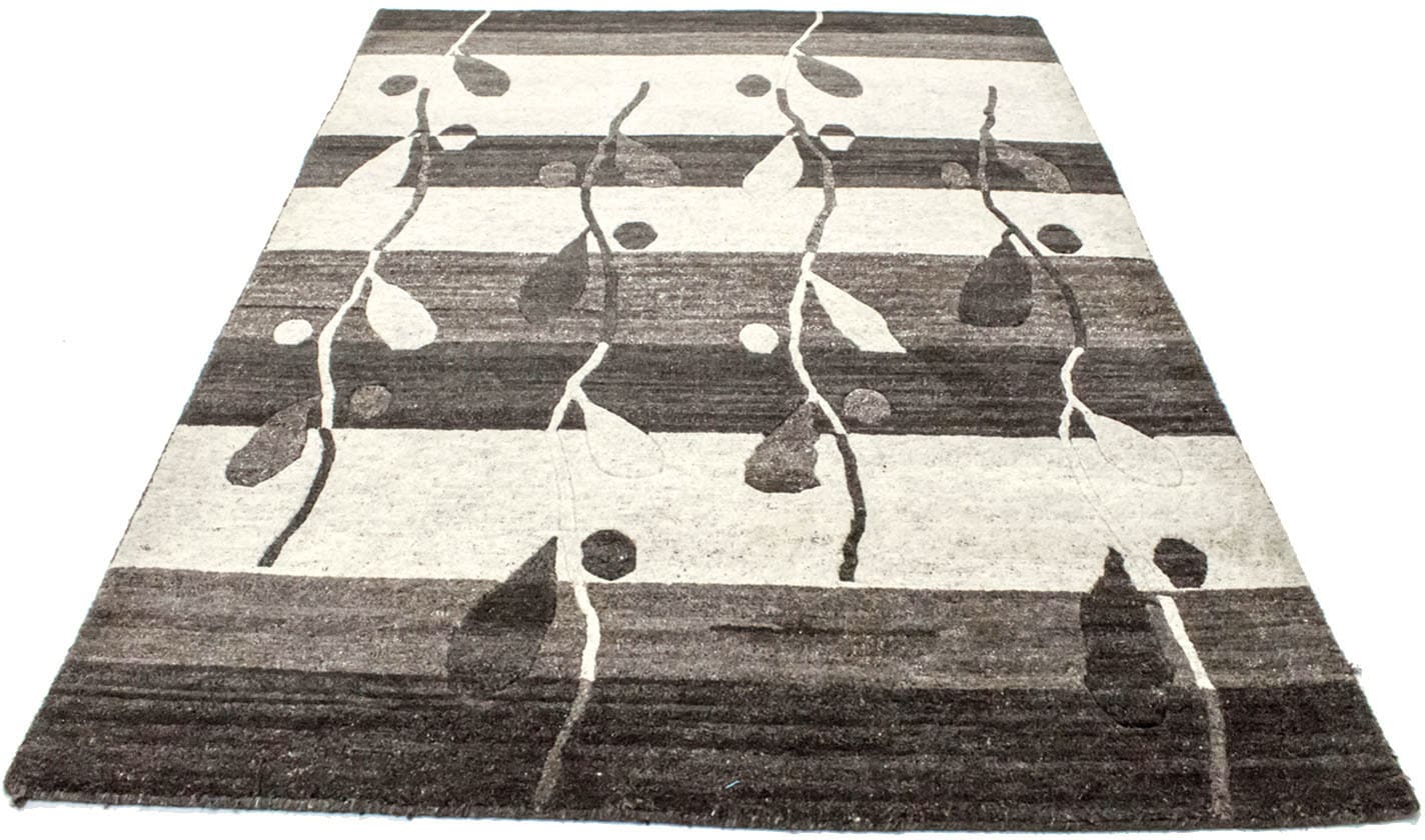 morgenland Wollteppich »Nepal Teppich handgeknüpft mehrfarbig«, rechteckig,  handgeknüpft | BAUR