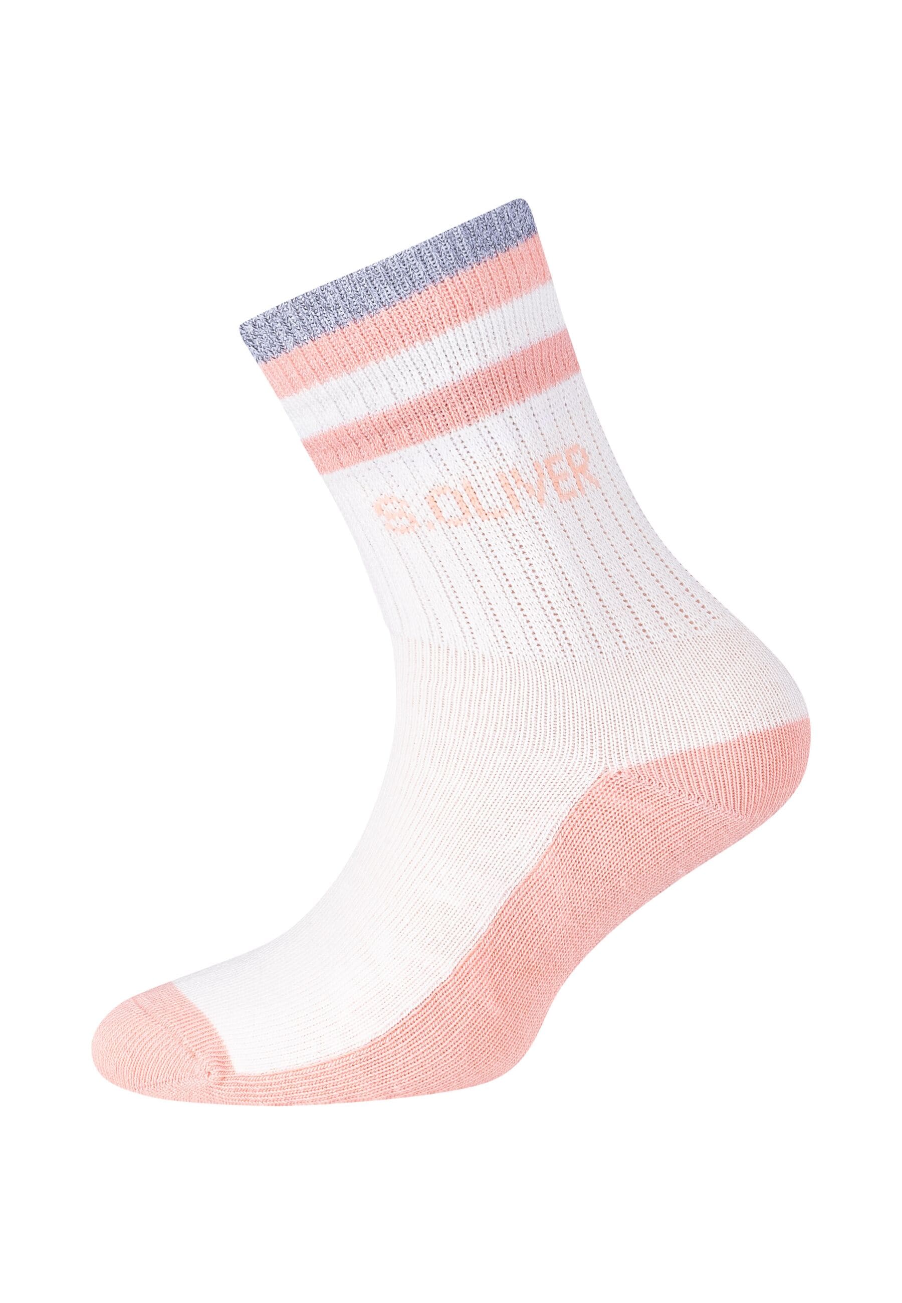 s.Oliver Socken »Reflektierende Kinder Socken 4er Pack 4er Pack« 4er Pack Baumwollmix mit recycelter Baumwolle