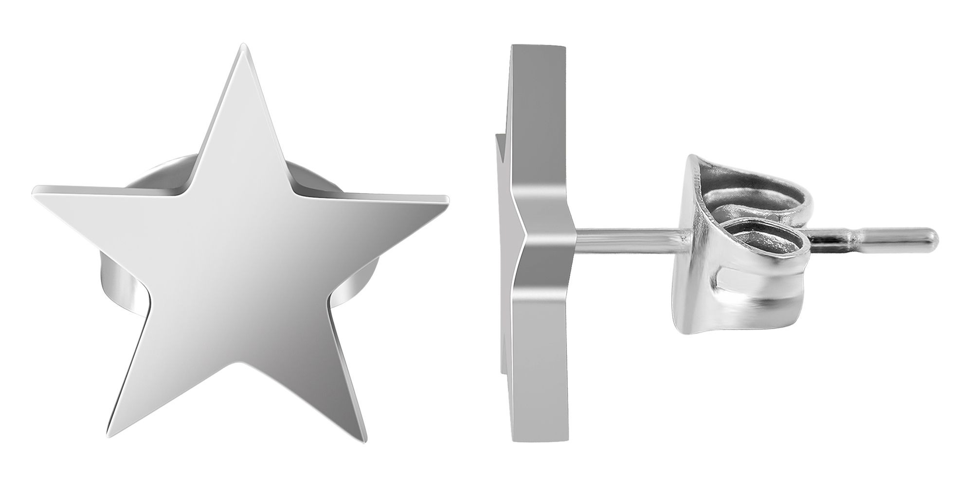 Paar Ohrhänger ADELIA´S "Damen Ohrringe – Ohrstecker aus Edelstahl", Damen, Gr. Damen, Edelstahl, silber, Ohrringe, Perfekt als Geschenk für besondere Menschen 7