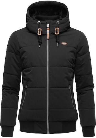 Ragwear Steppjacke »Nuggys Solid« su Kapuze st...